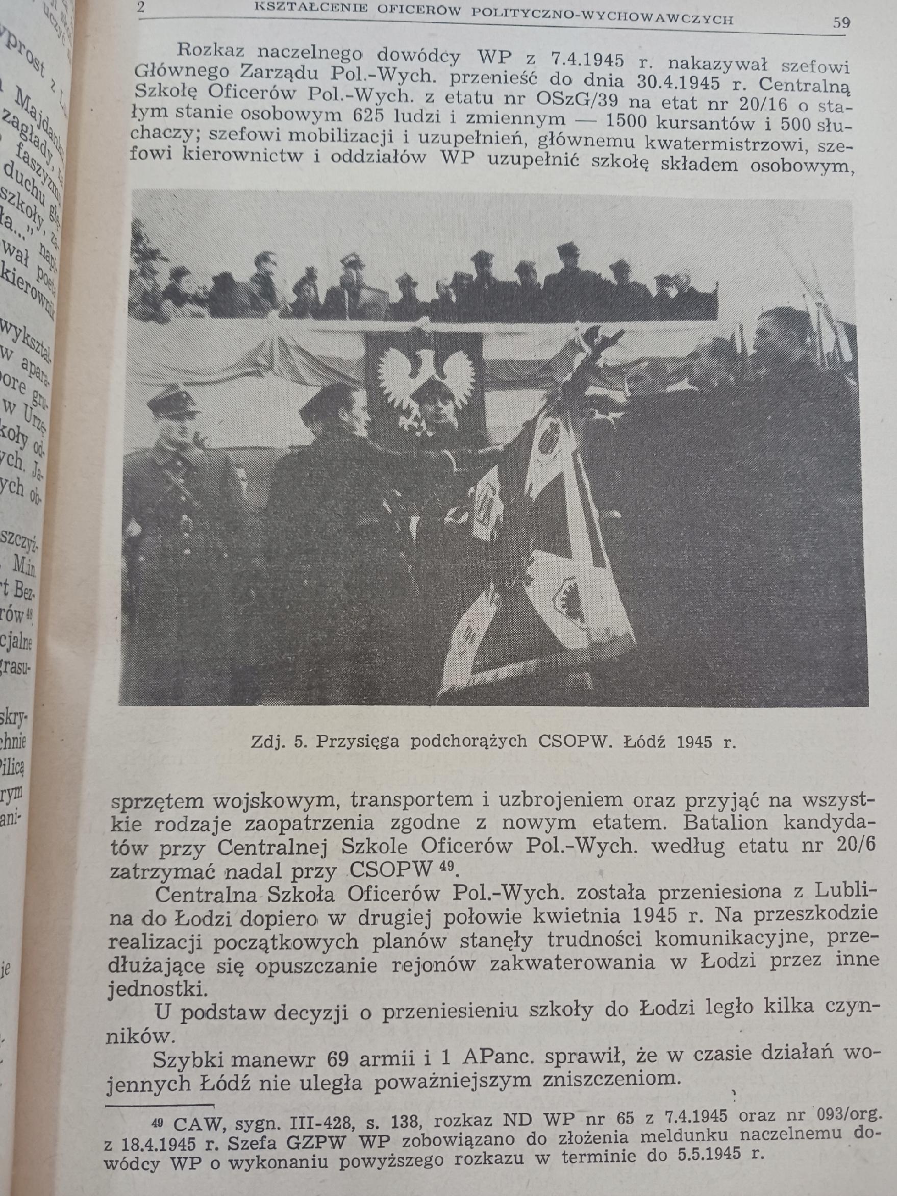 Wojskowy Przegląd Historyczny Rok XXI Nr 1 i 2 Warszawa 1976