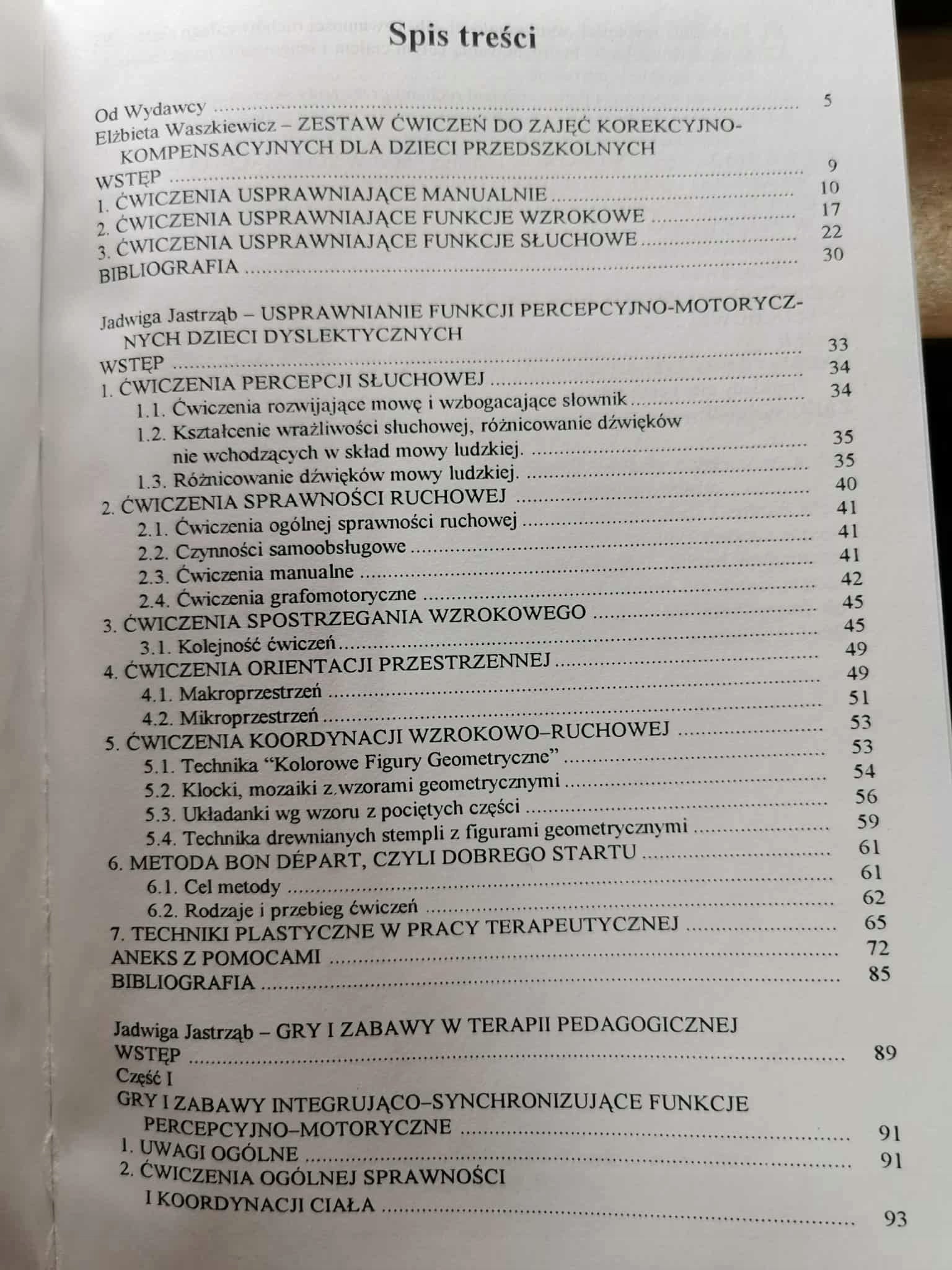 Zestaw ćwiczeń dla dzieci, E. Waszkiewicz, J. Jastrząb