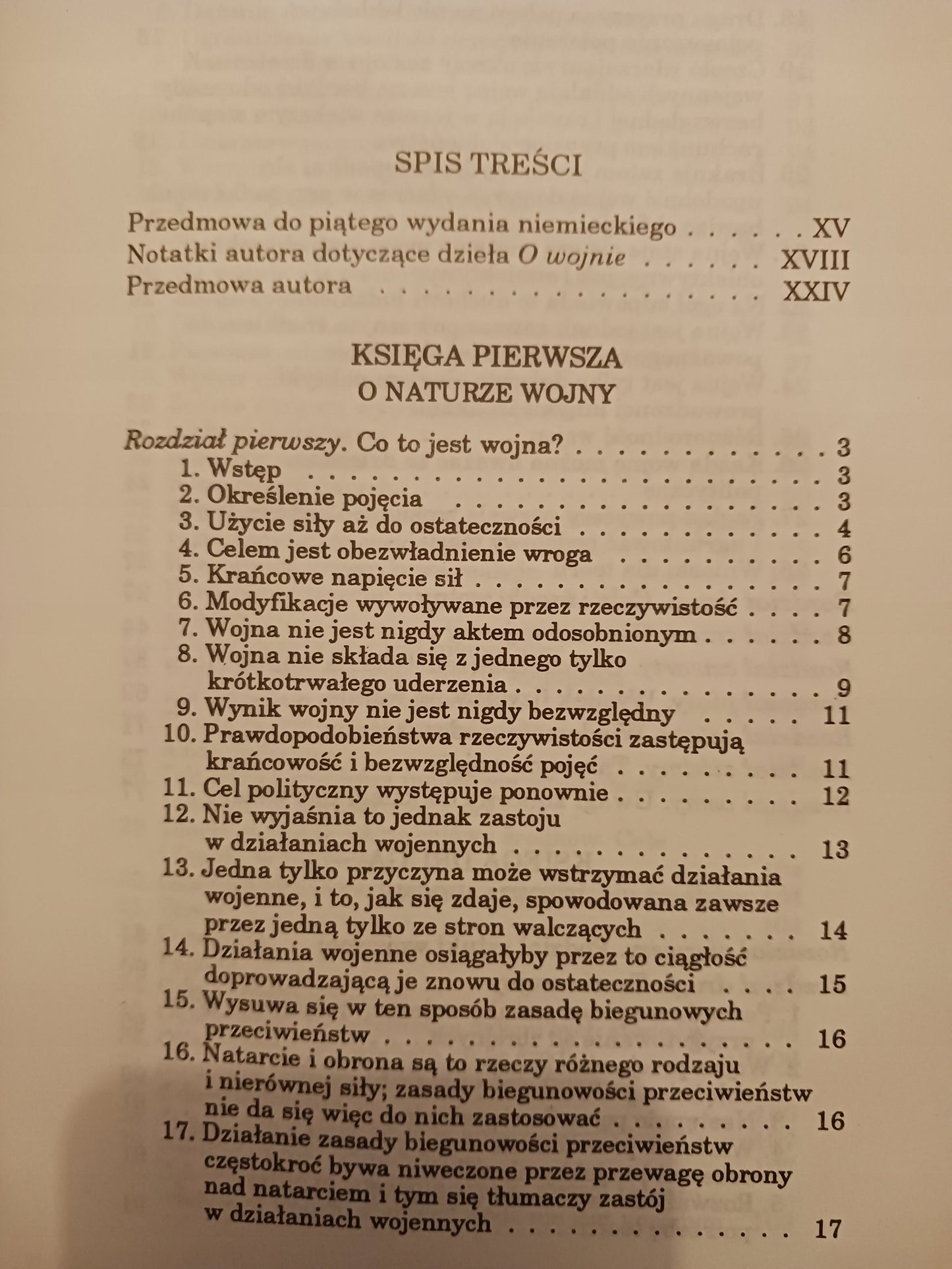 O Wojnie Carl von Clausewitz
