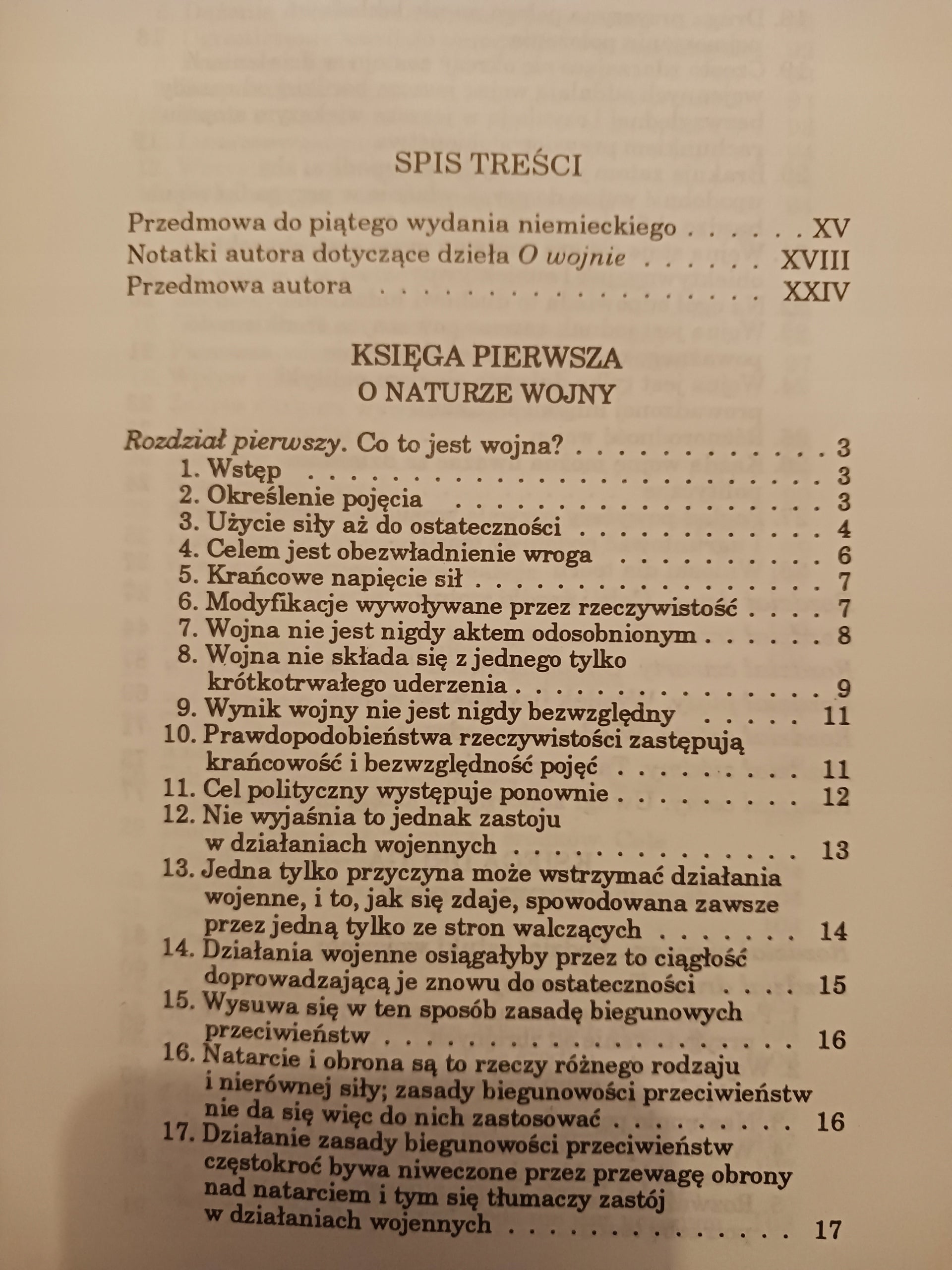 O Wojnie Carl von Clausewitz