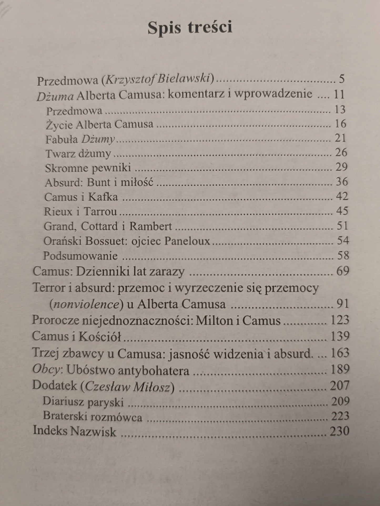 7 esejów o Albercie Camus, Merton Thomas