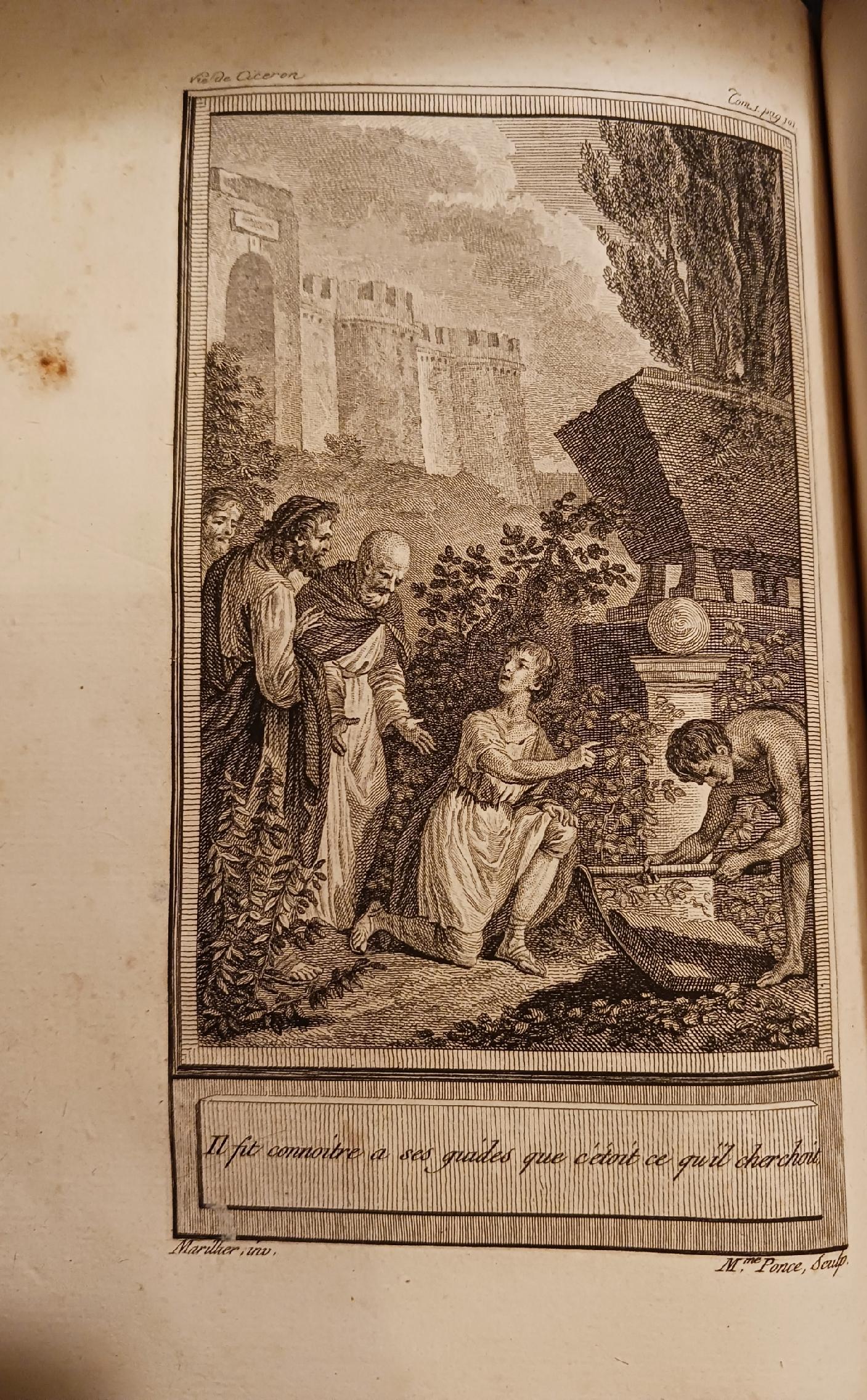 Histoire de Cicéron tom I [jęz. francuski] [wydanie z roku 1784]