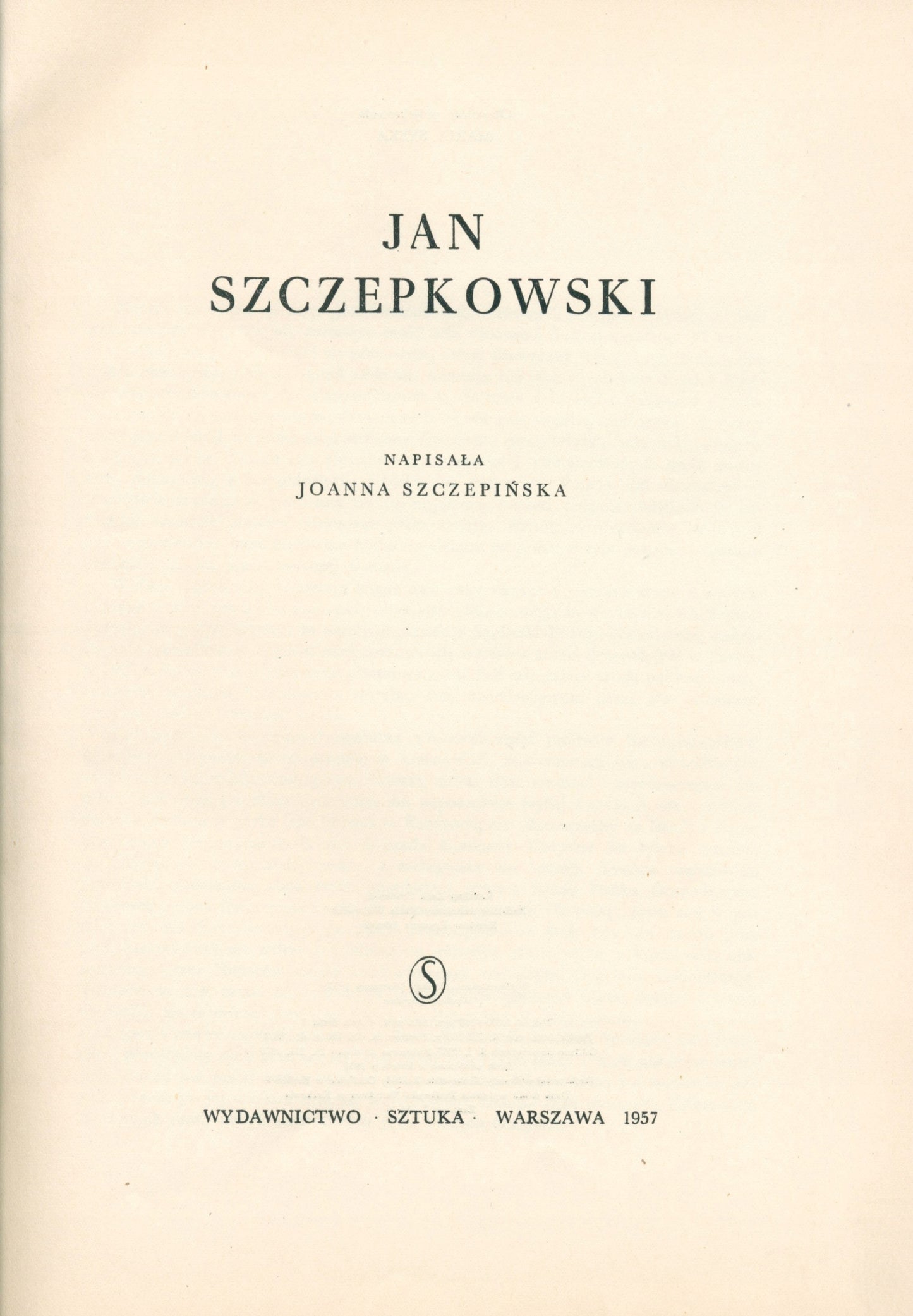 Album z pracami Jana Szczepkowskiego
