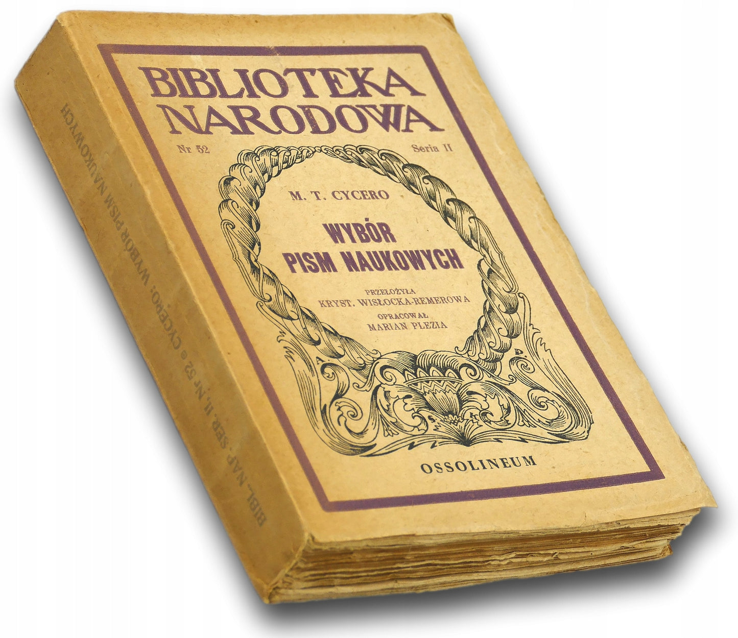 Wybór pism naukowych M.T. Cycero [Biblioteka Narodowa]