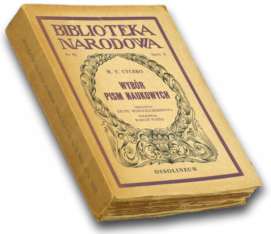 Wybór pism naukowych M.T. Cycero [Biblioteka Narodowa]