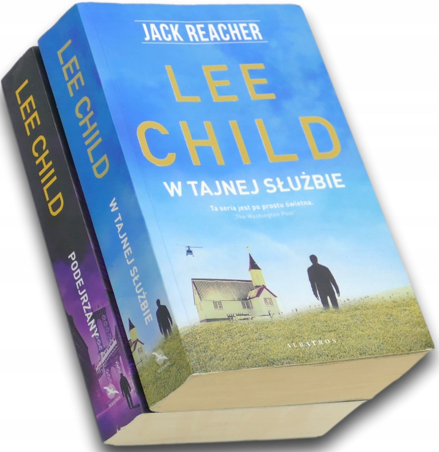 Zestaw 2 książek Lee Child: W tajnej służbie, Podejrzany