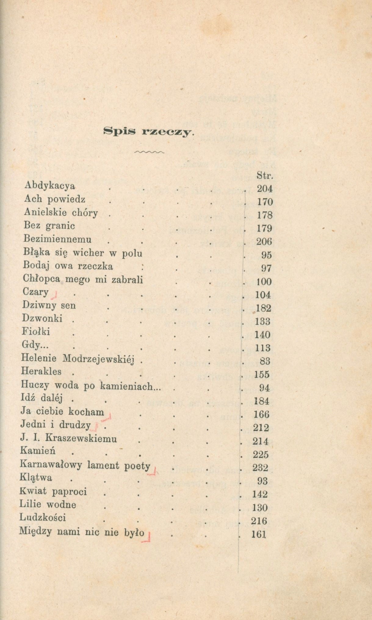 Asnyk Adam, "Poezye przez El...Y", t. I i II, i "Cola Rienzi" [1872]
