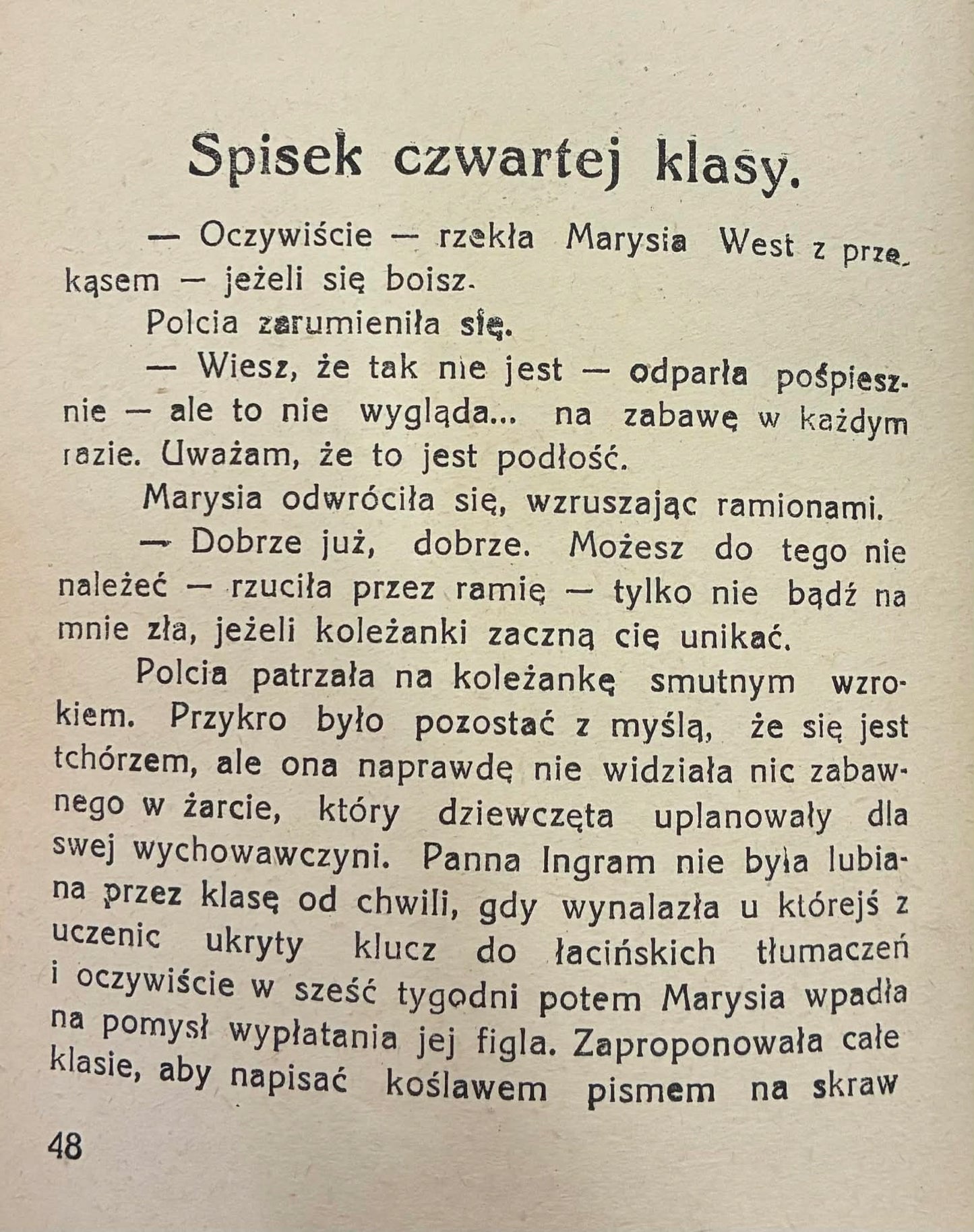 Jane Zawiska Świat Dziewcząt [Opowiadania][1933]