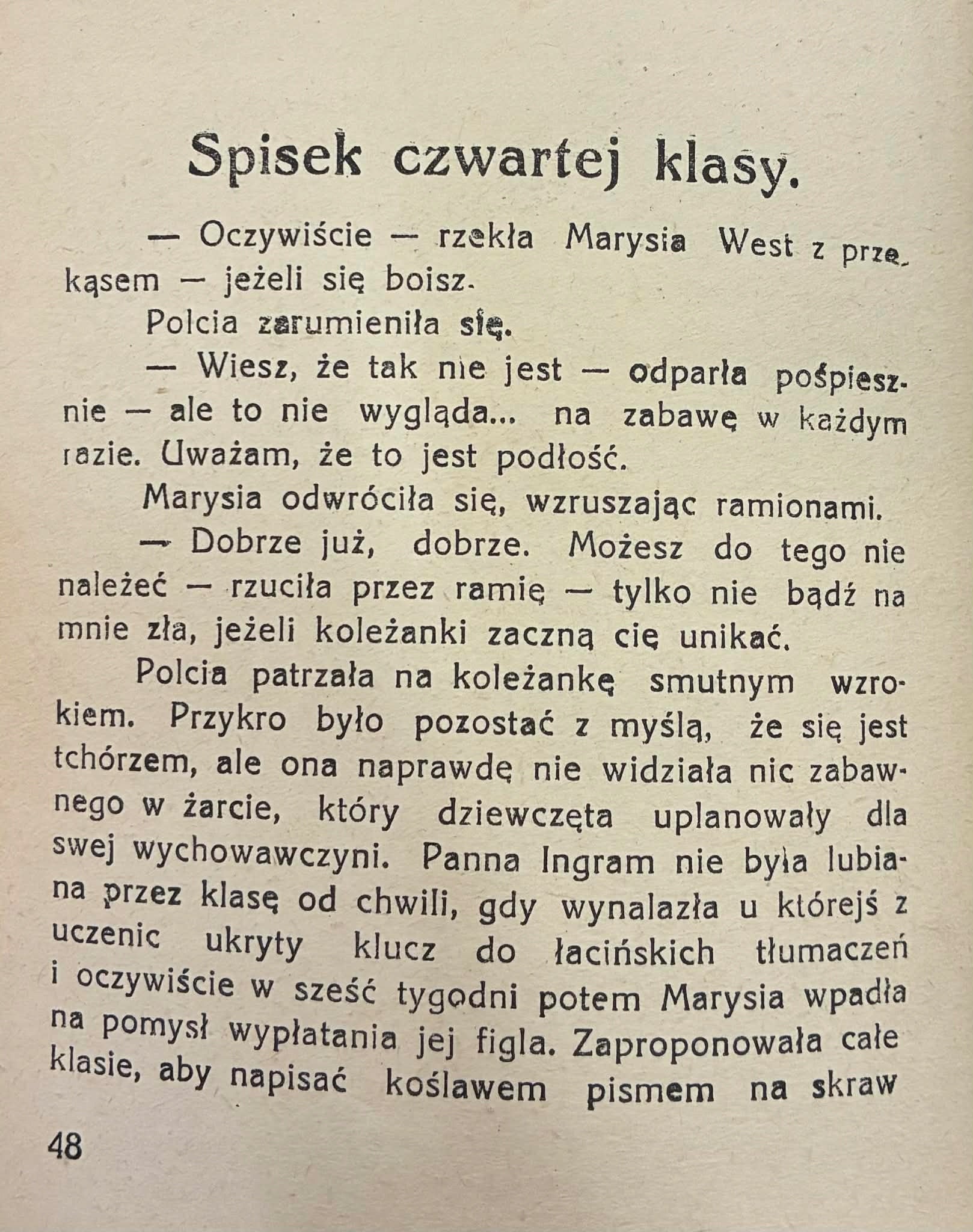 Jane Zawiska Świat Dziewcząt [Opowiadania][1933]