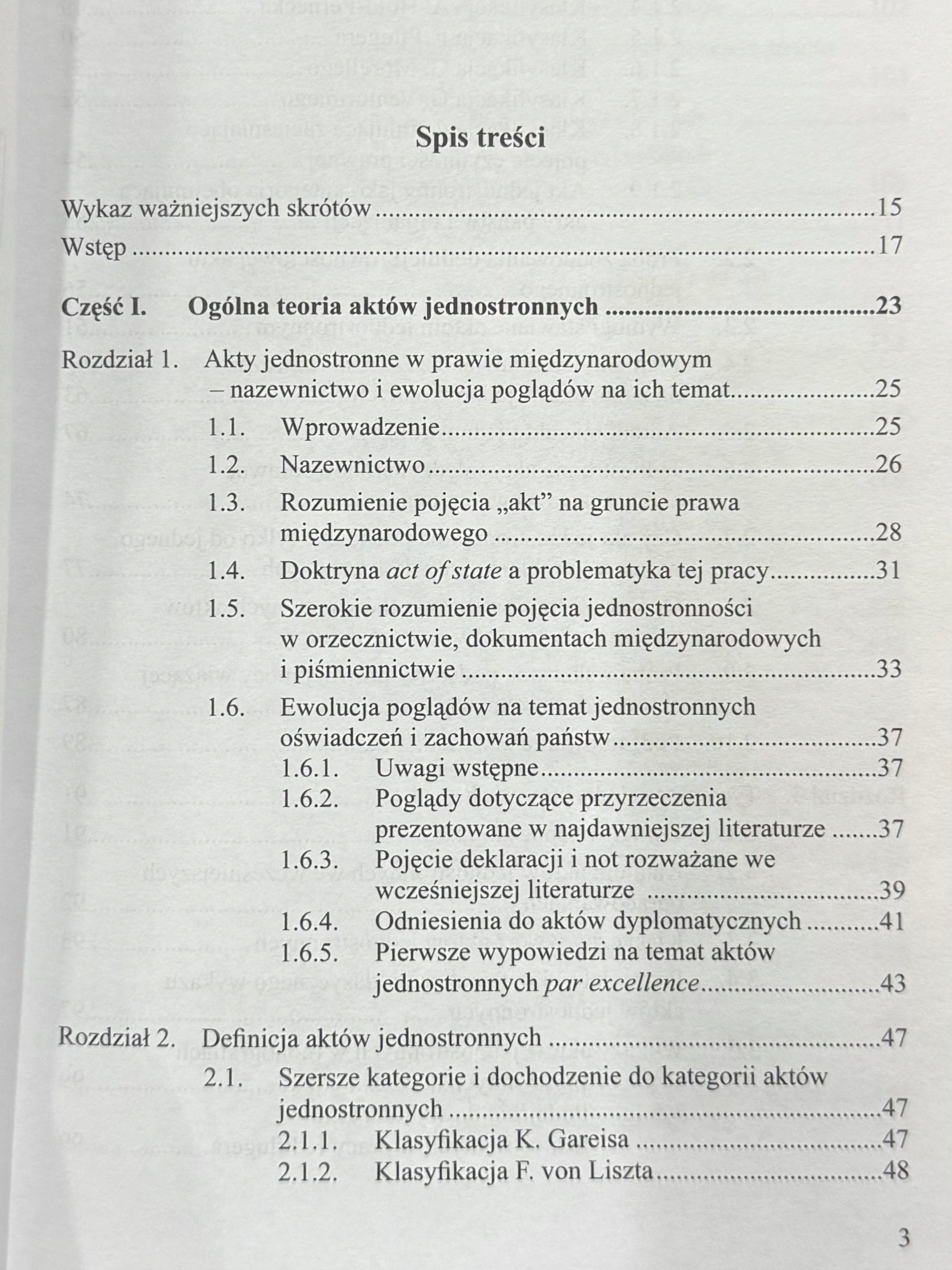 Akty jednostronne państw w prawie międzynarodowym Przemysław Saganek
