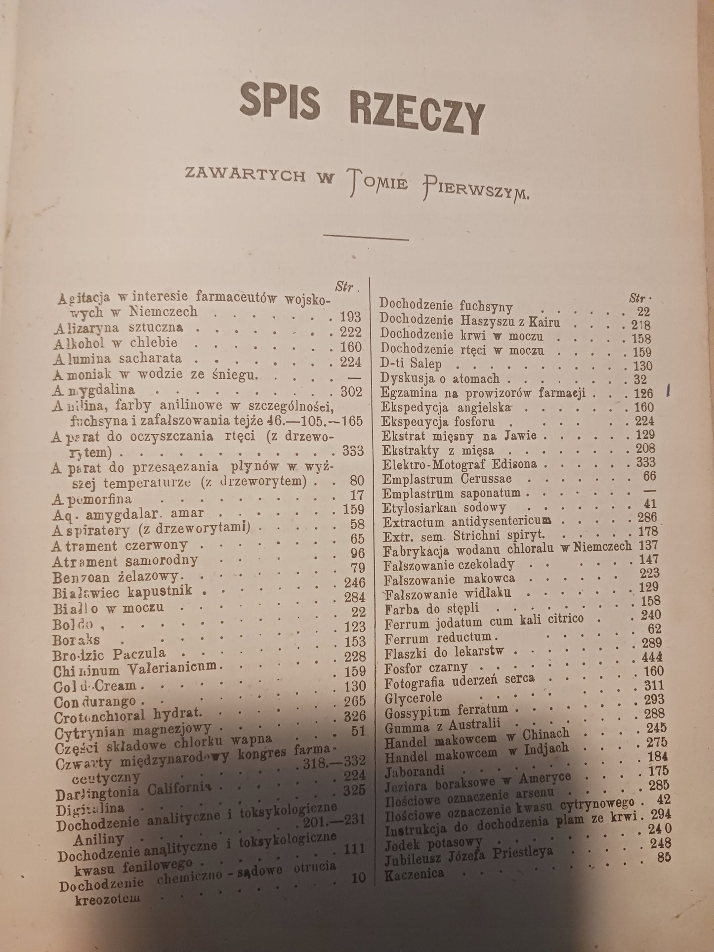 Wiadomości farmaceutyczne Tom I red. Jan Mrozowski [pełny rocznik 1874 r.]
