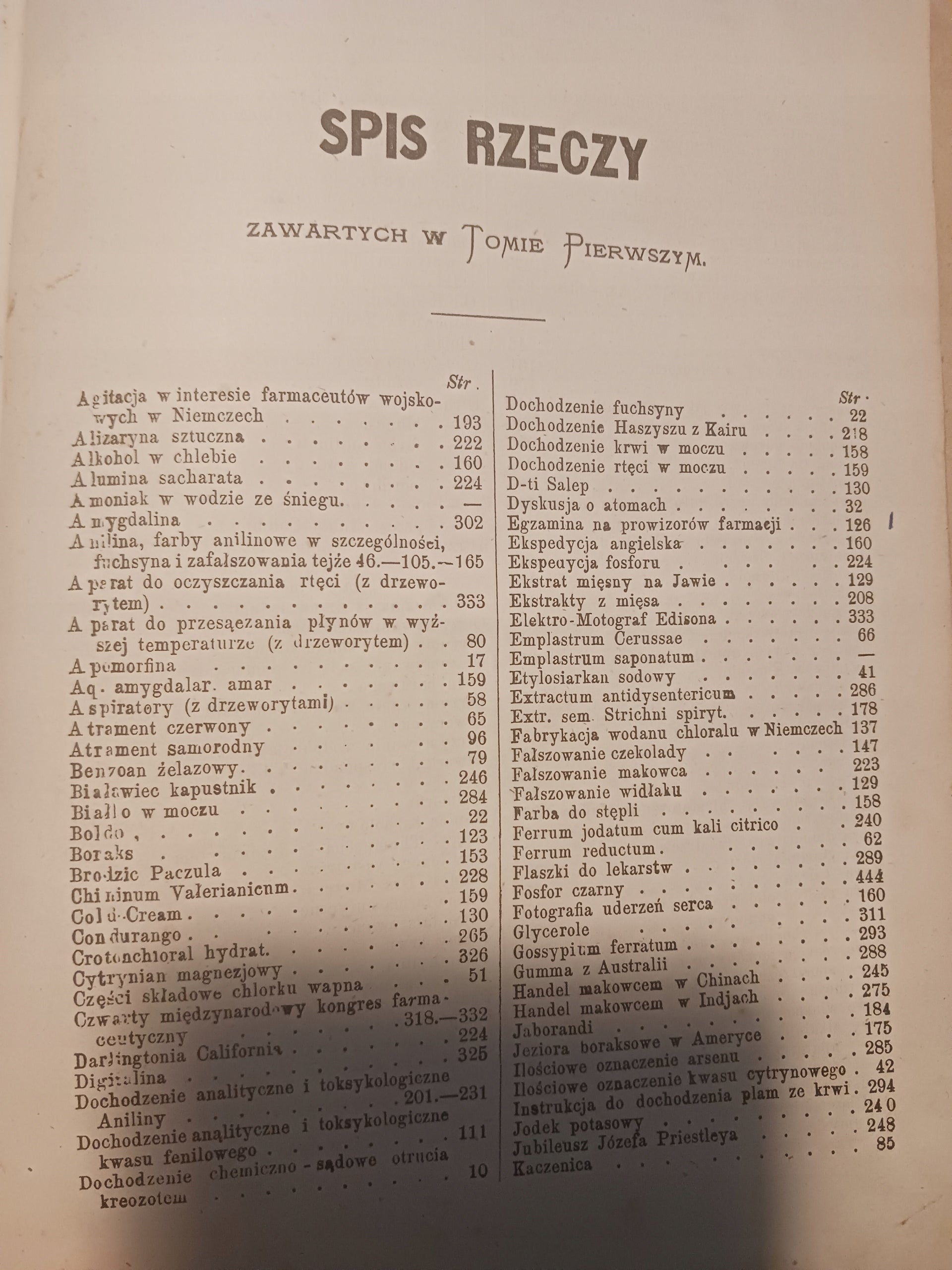 Wiadomości farmaceutyczne Tom I red. Jan Mrozowski [pełny rocznik 1874 r.]