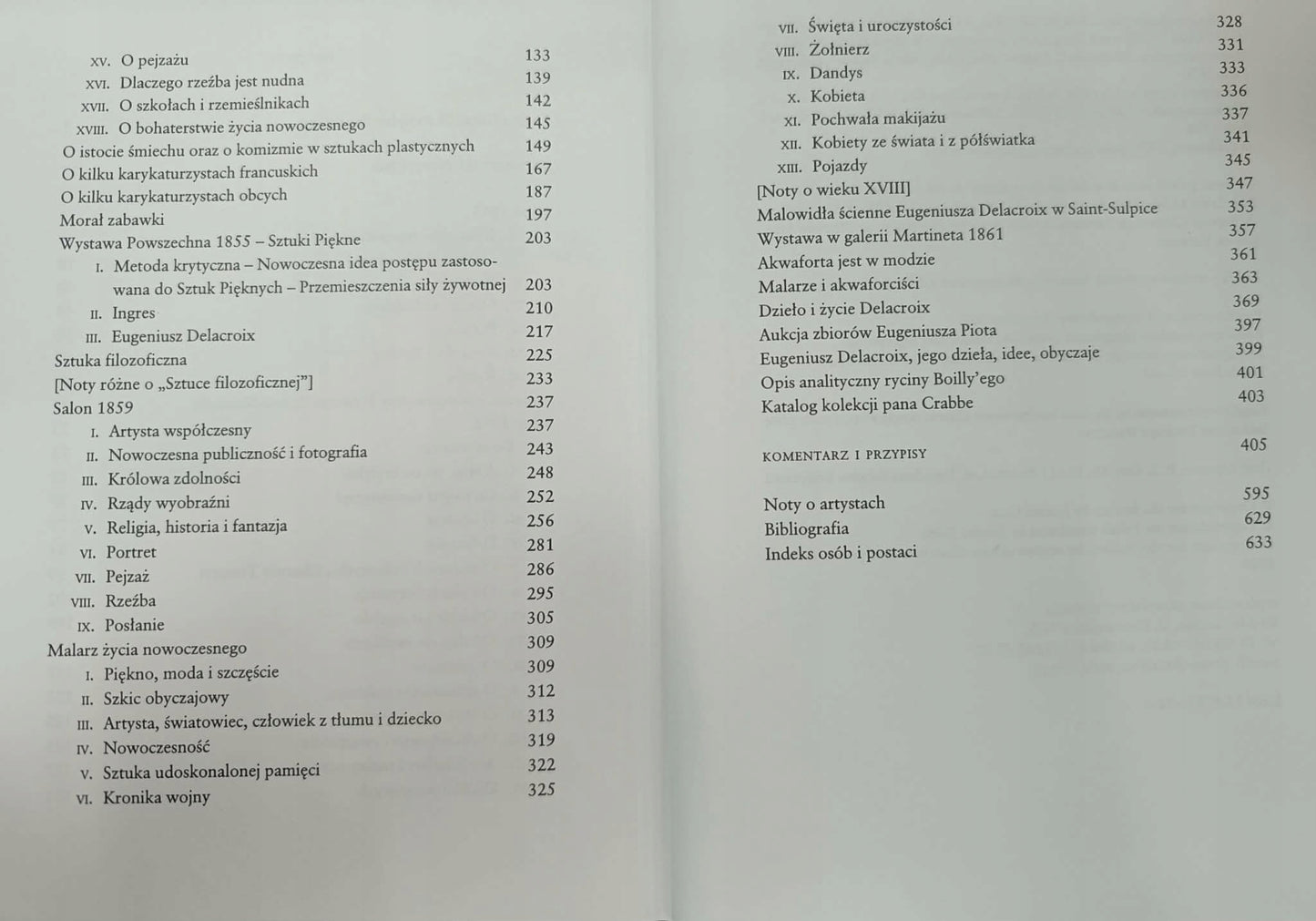 ROZMAITOŚCI ESTETYCZNE, Charles Baudelaire