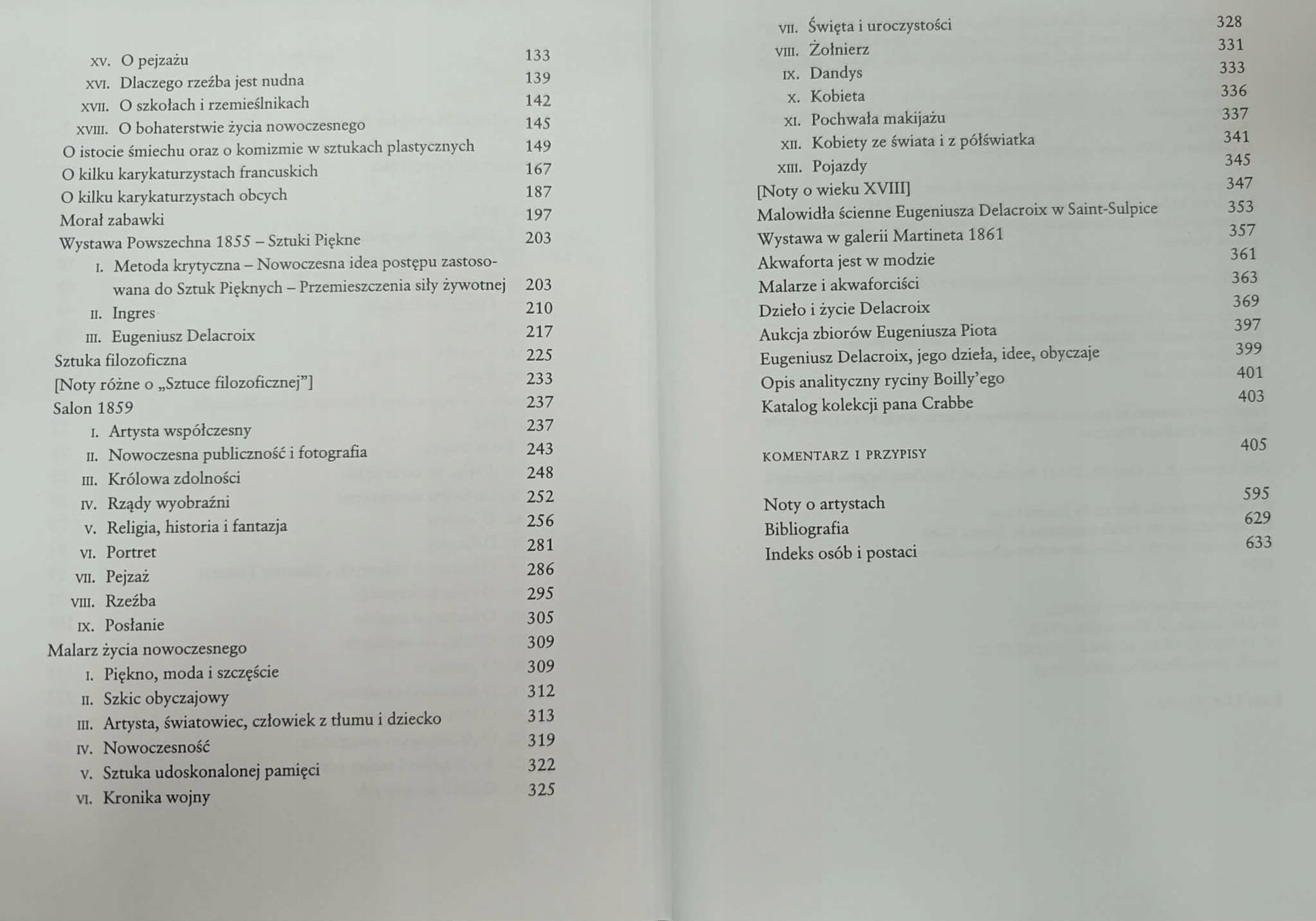 ROZMAITOŚCI ESTETYCZNE, Charles Baudelaire
