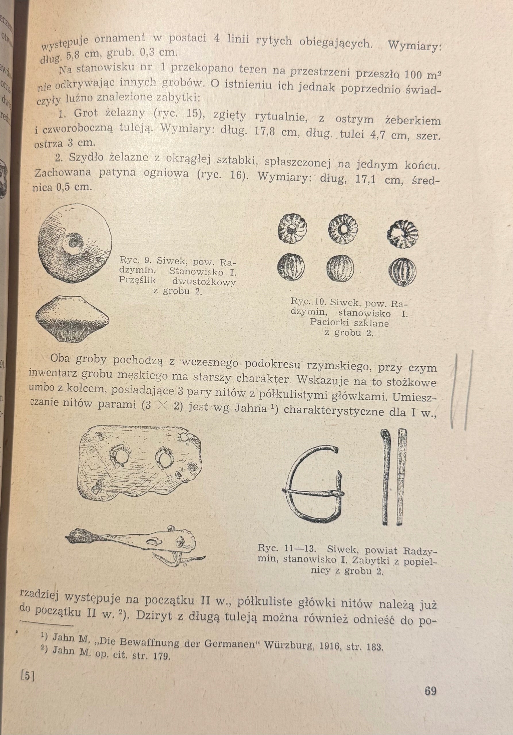 Materiały do osadnictwa przedhistorycznego okolic Radzymina A. Kietlińska