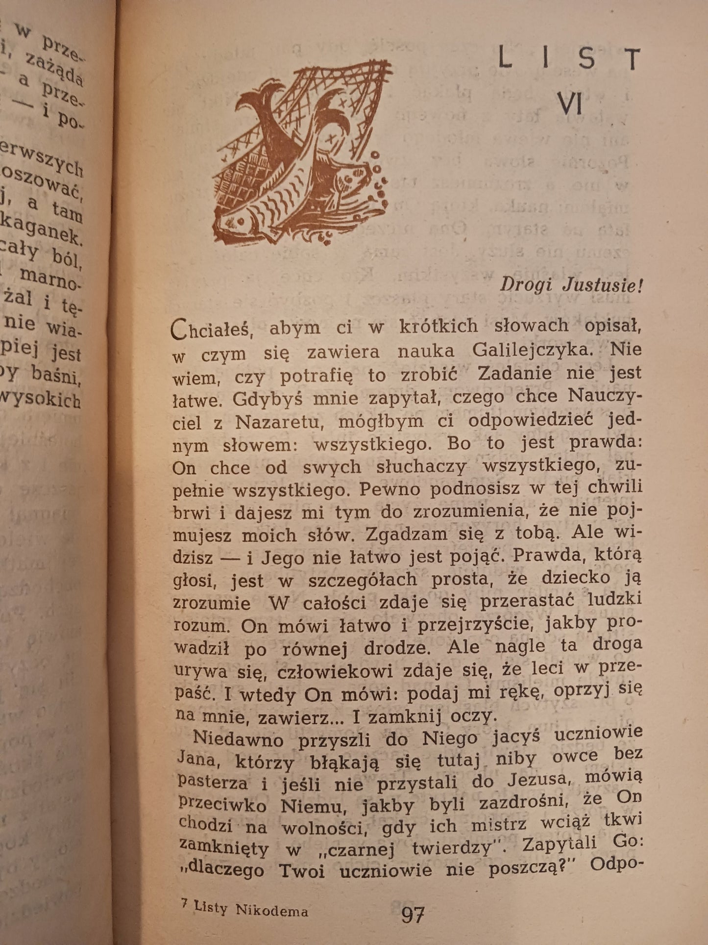 Listy Nikodema Jan Dobraczyński [1956] [DEDYKACJA ODAUTORSKA]