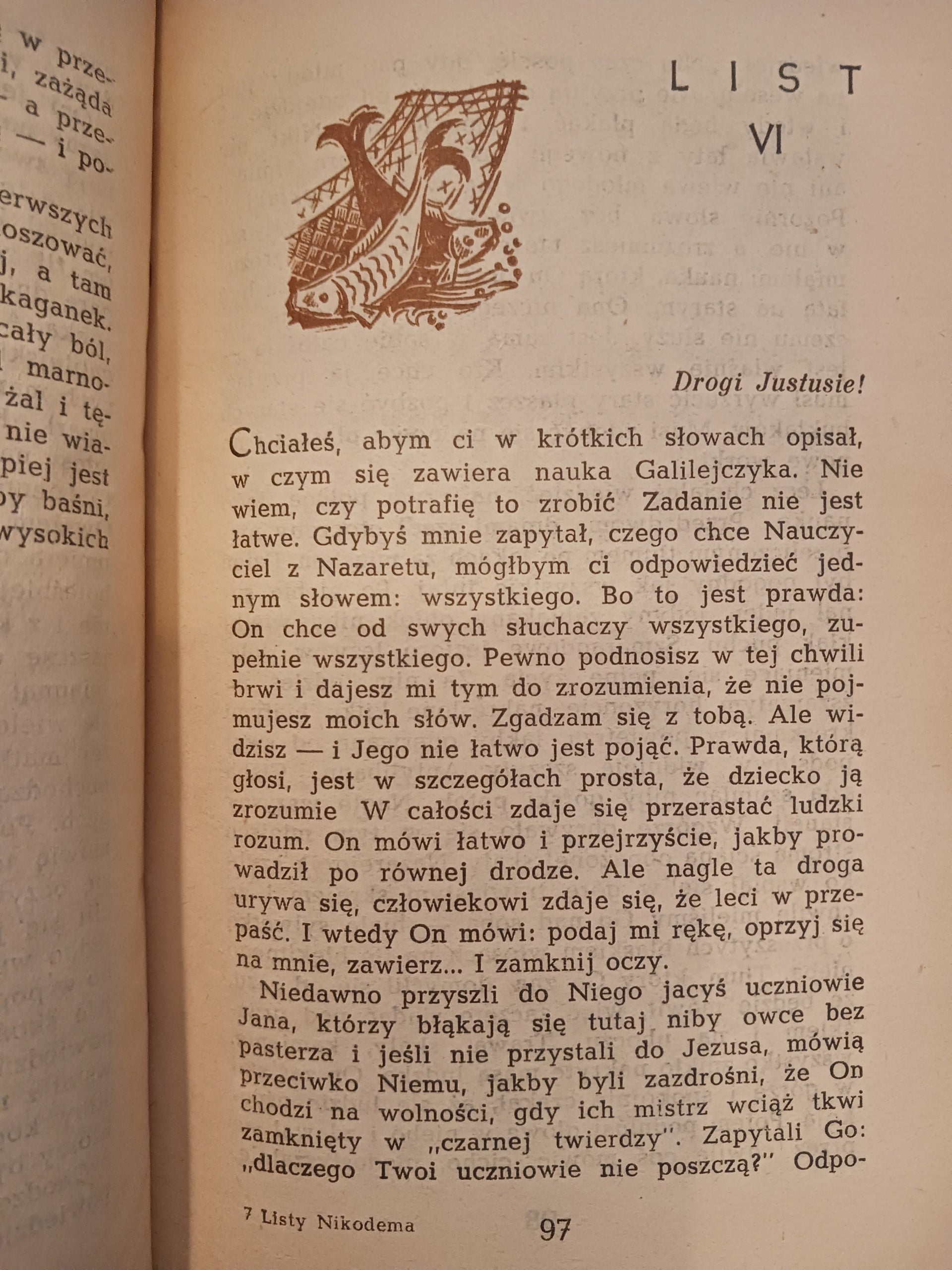 Listy Nikodema Jan Dobraczyński [1956] [DEDYKACJA ODAUTORSKA]