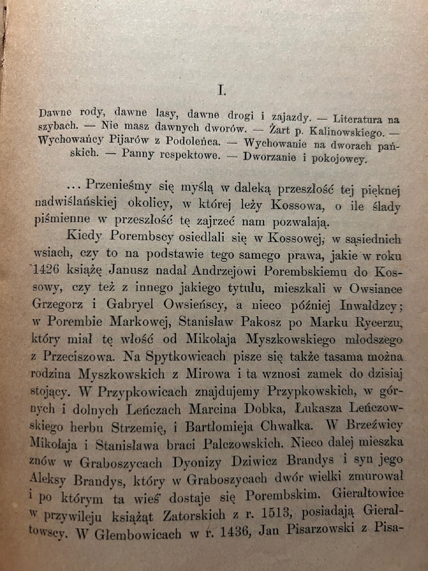 Dawne dzieje - Aleksander Wybranowski [1893 r.]