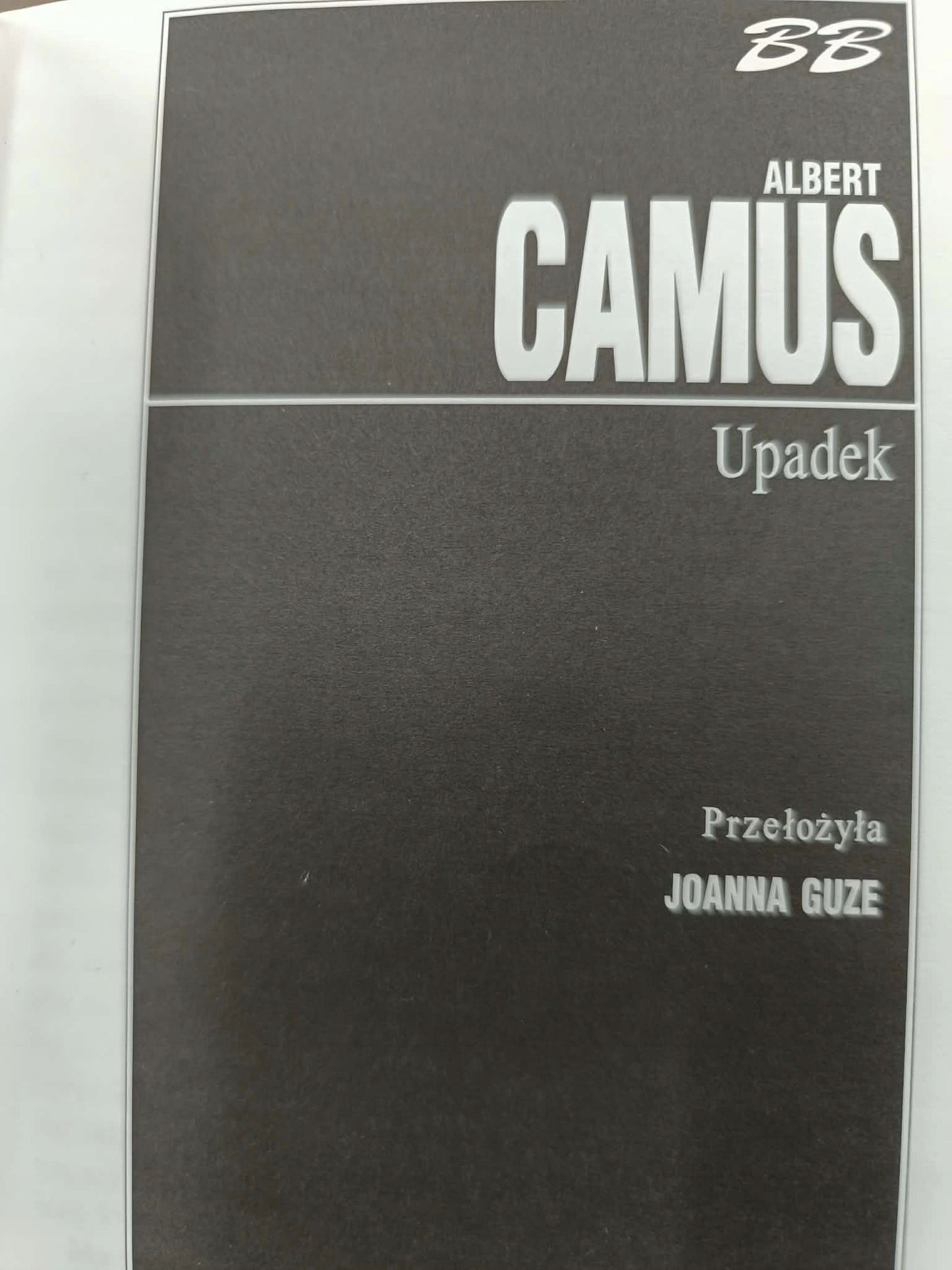 Upadek, Albert Camus [Biblioteka Bestsellerów]