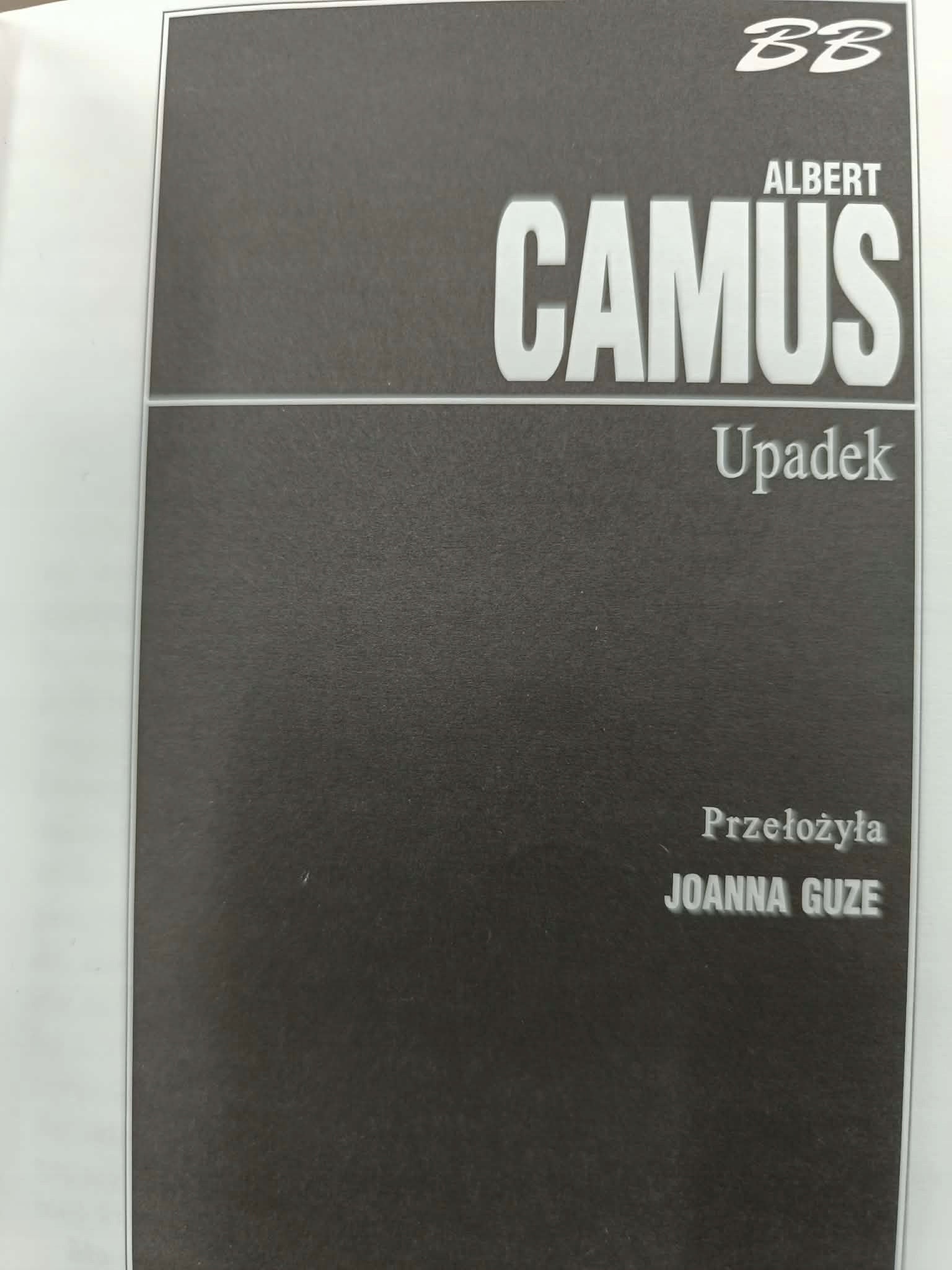 Upadek, Albert Camus [Biblioteka Bestsellerów]