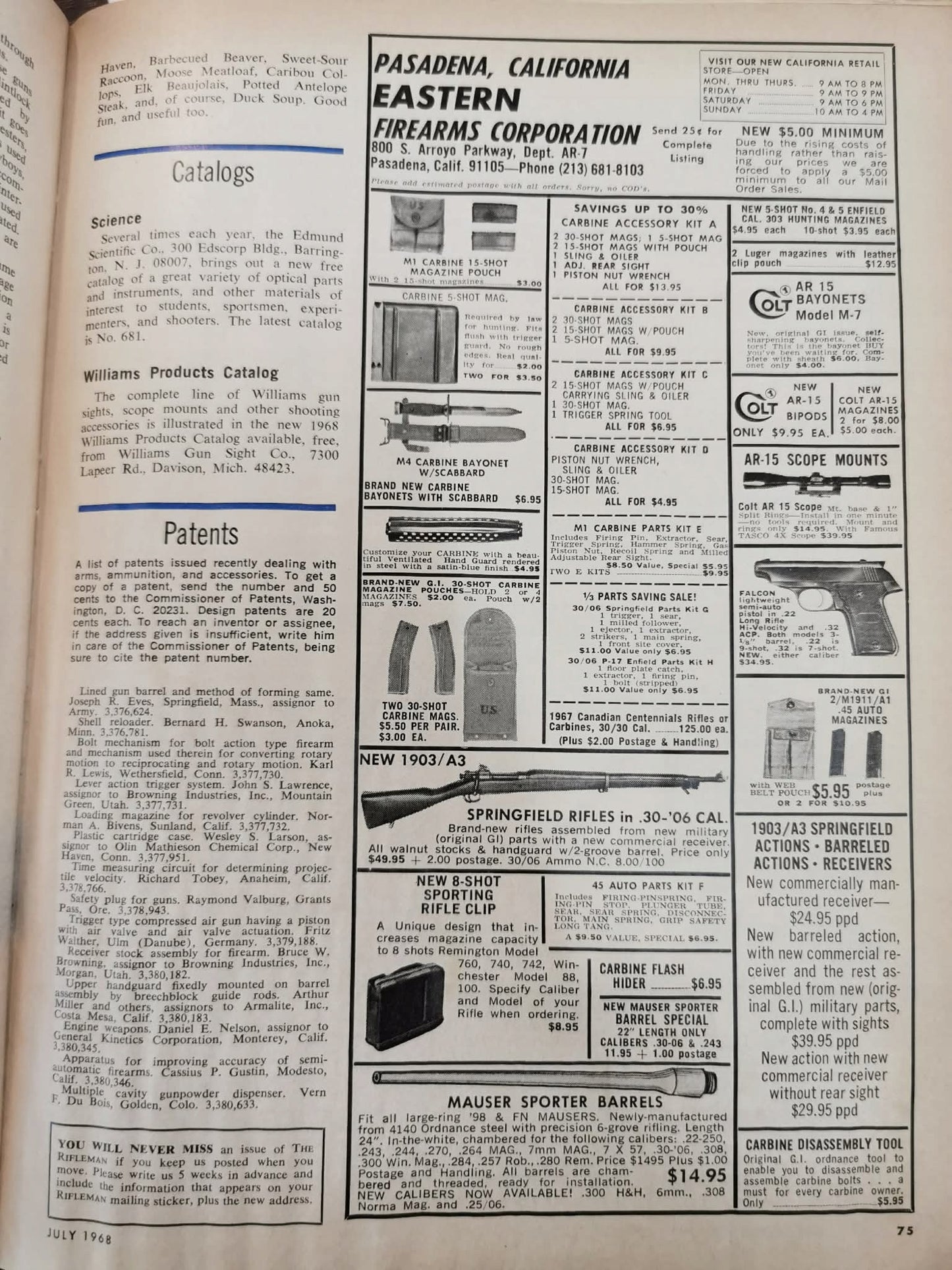 The American Rifleman. Official Journal [July 1968]