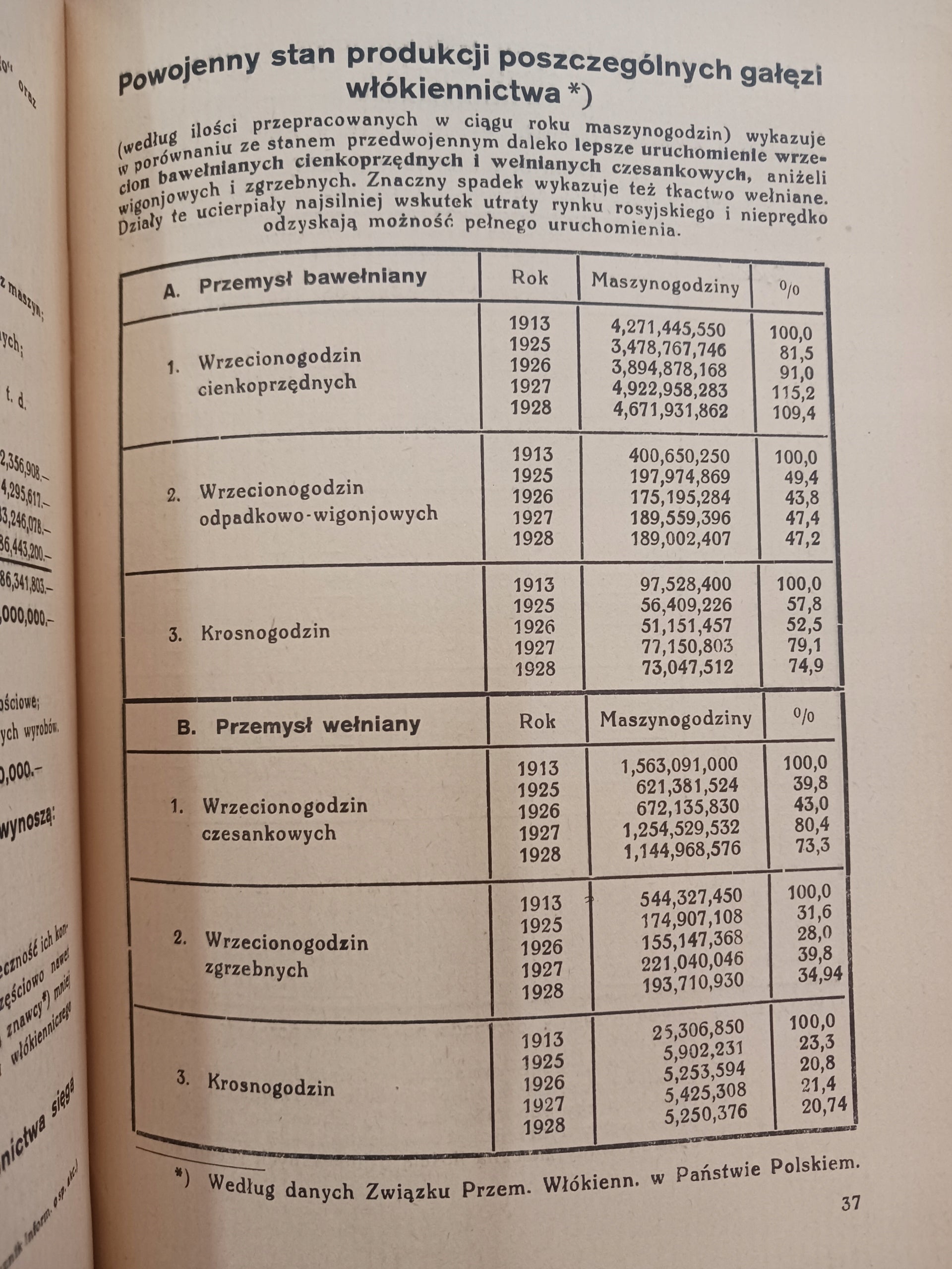 Kryzys włókiennictwa łódzkiego, jego przyczyny i środki zaradcze [1929 r.]