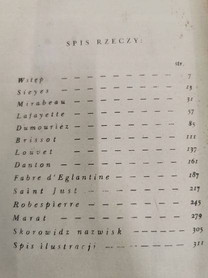 Przywódcy Wielkiej Rewolucji Francuskiej, J. M. Thompson