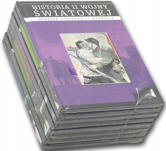 Historia II wojny światowej [tomy 2, 3, 8, 10, 12, 14, 15, 26]