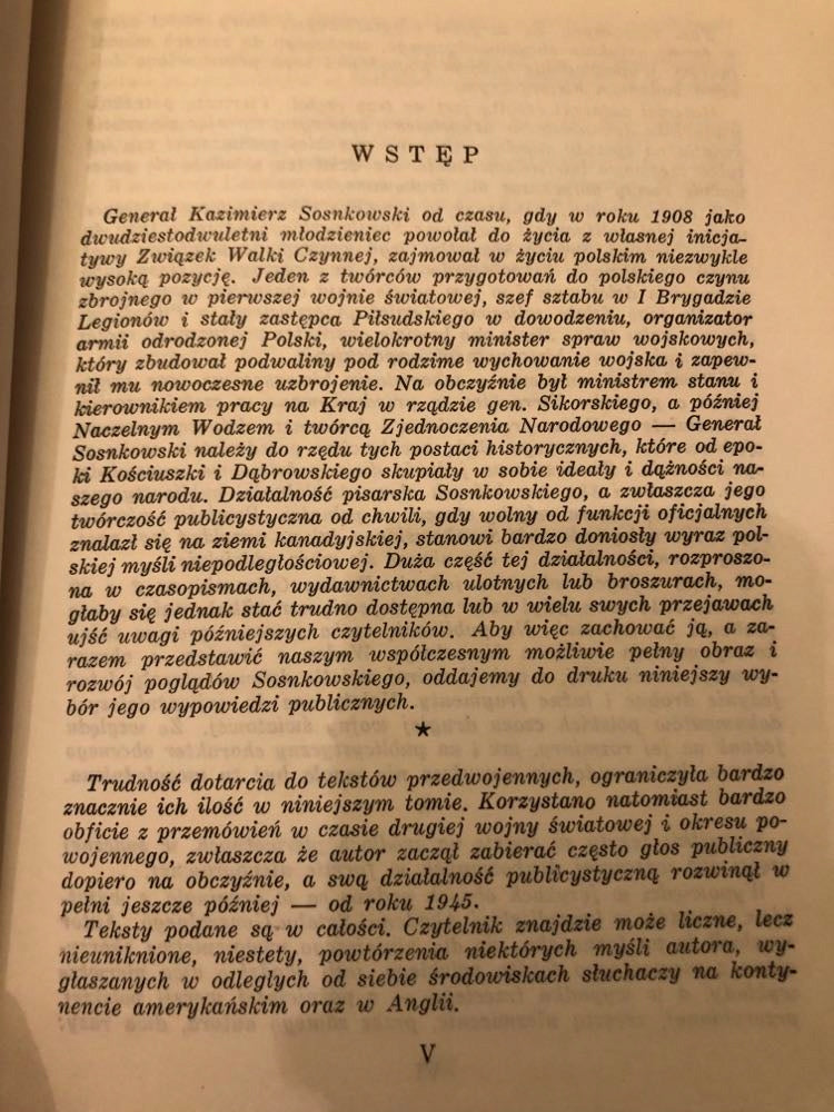 Materiały Historyczne - Kazimierz Sosnkowski