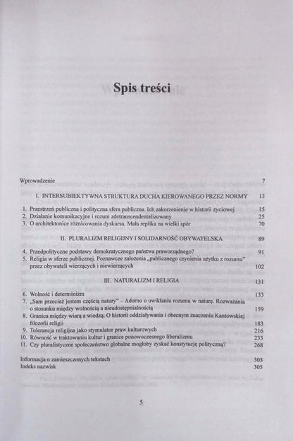 Między naturalizmem a religią Jurgen Habermas