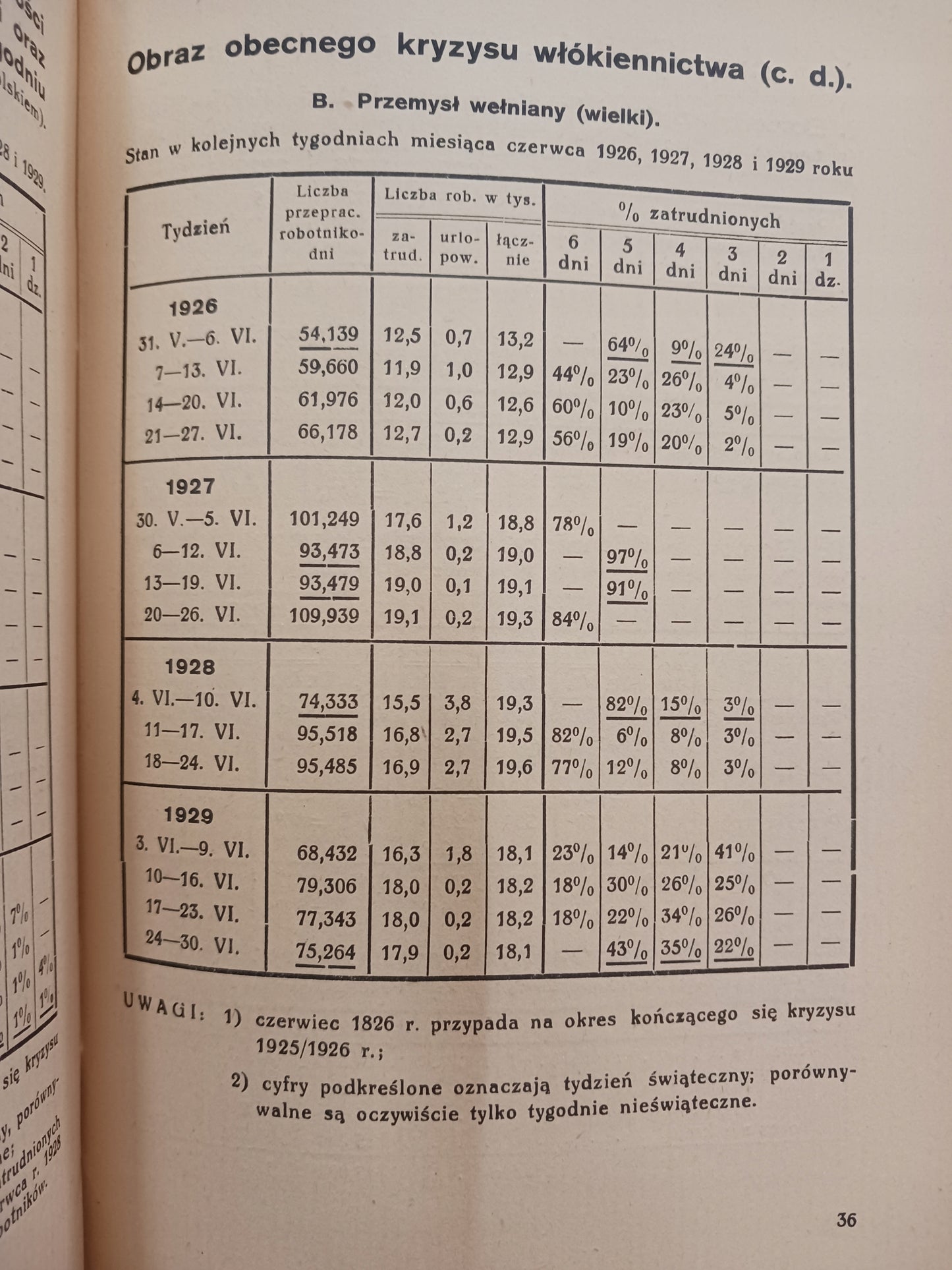 Kryzys włókiennictwa łódzkiego, jego przyczyny i środki zaradcze [1929 r.]