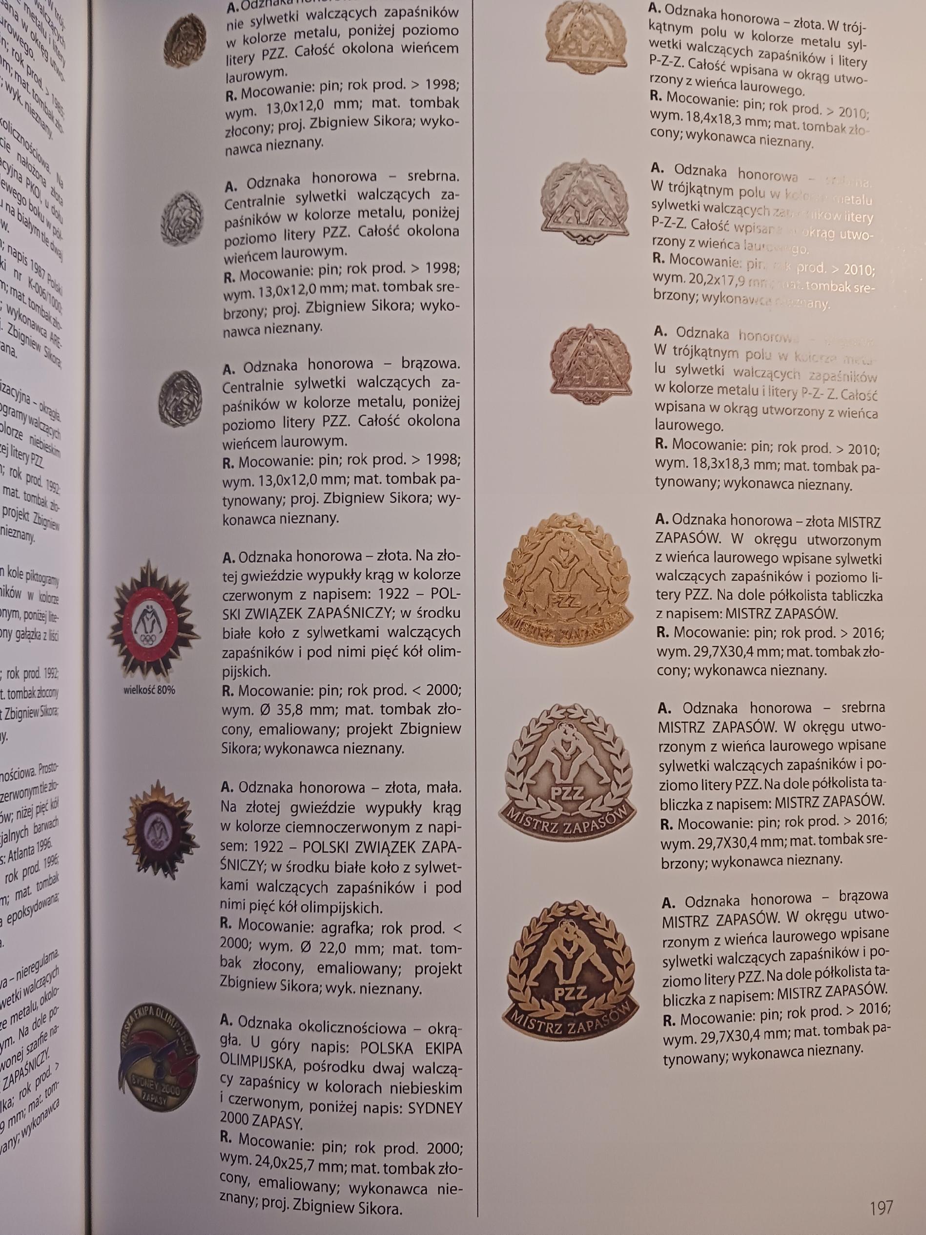 Odznaki polskich związków sportowych... Andrzej Szalewicz