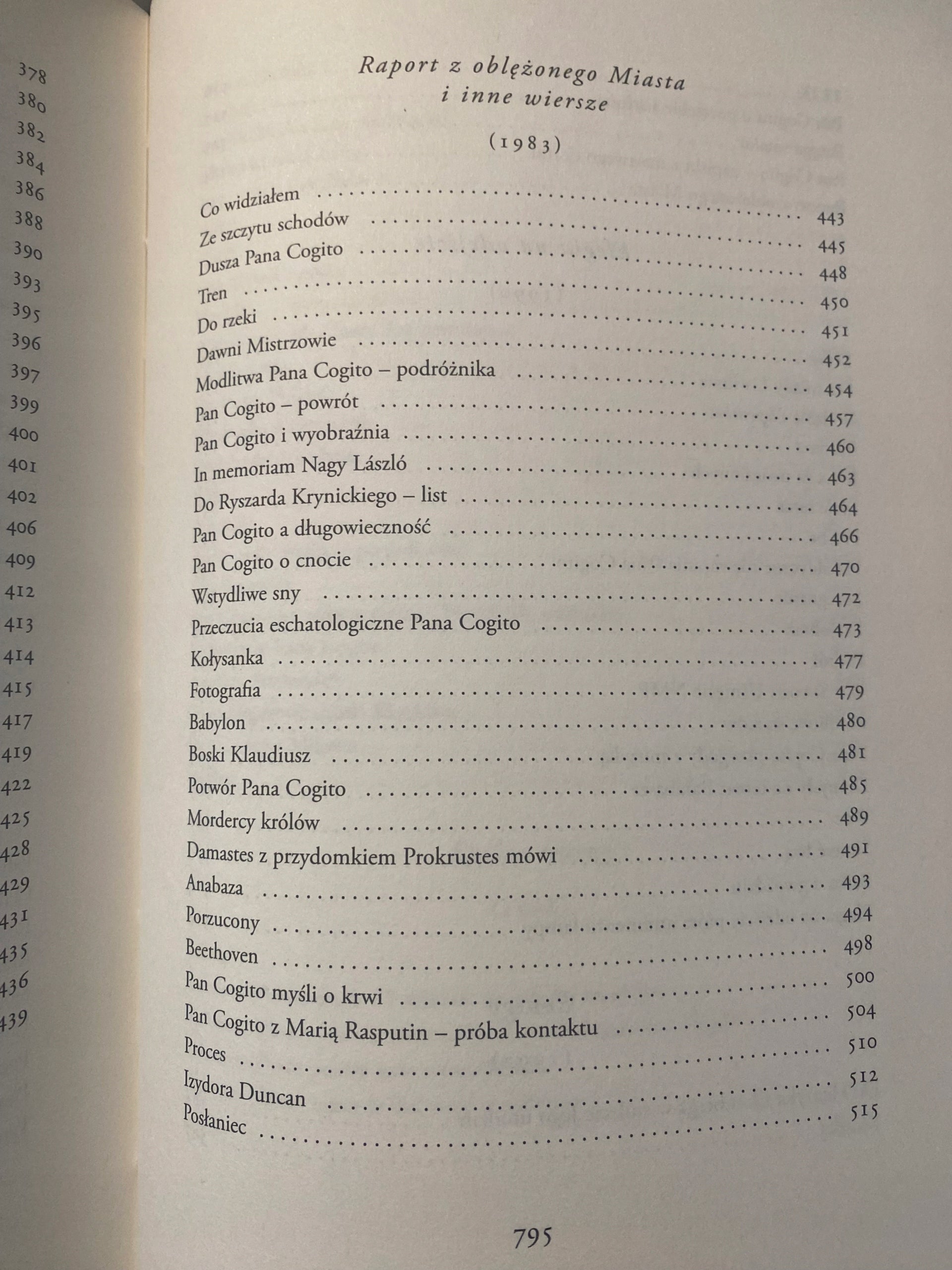 Wiersze zebrane Zbigniew Herbert