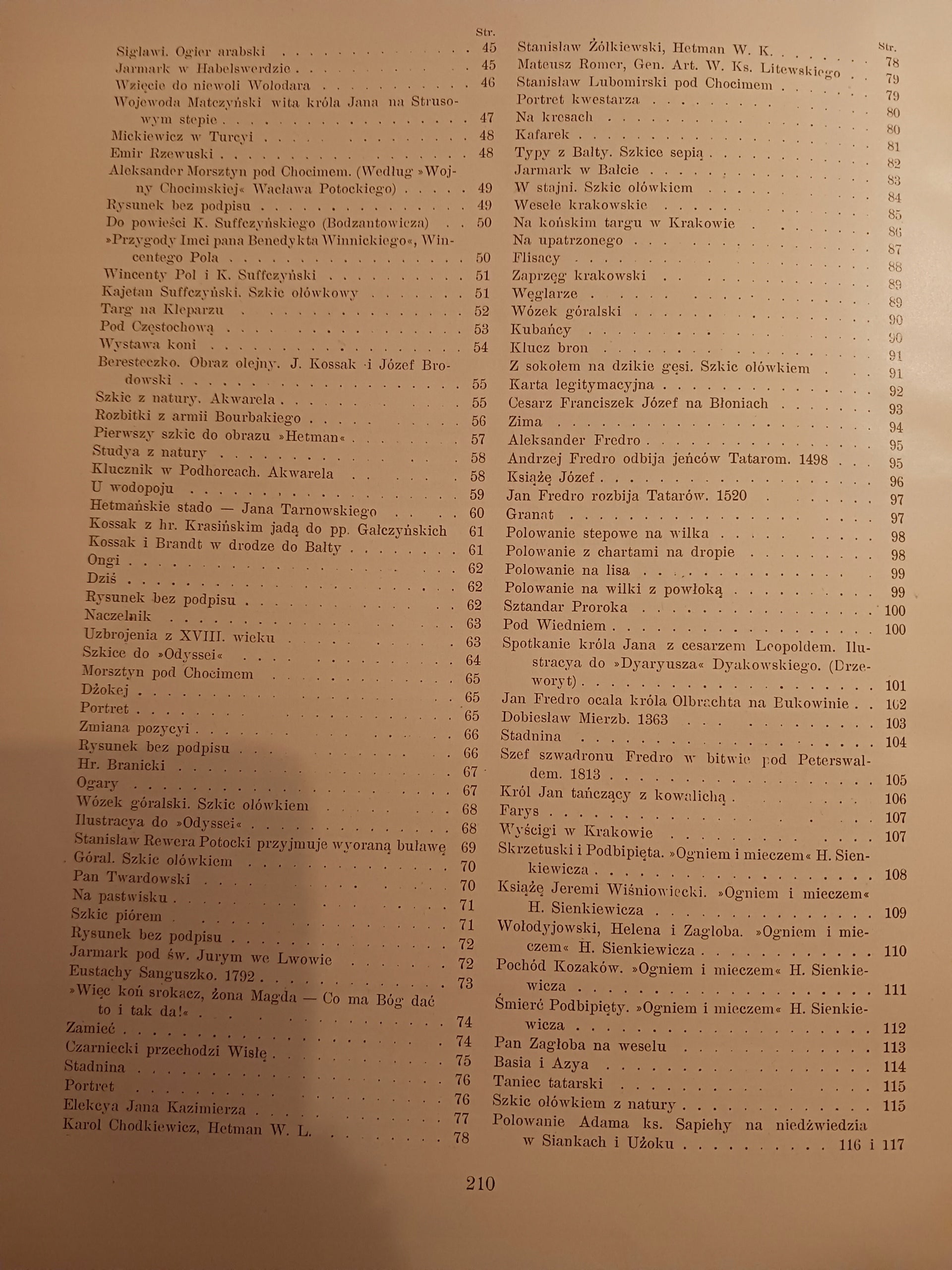 Juljusz Kossak przez Stanisława Witkiewicza [pierwsze wydanie 1900 rok]