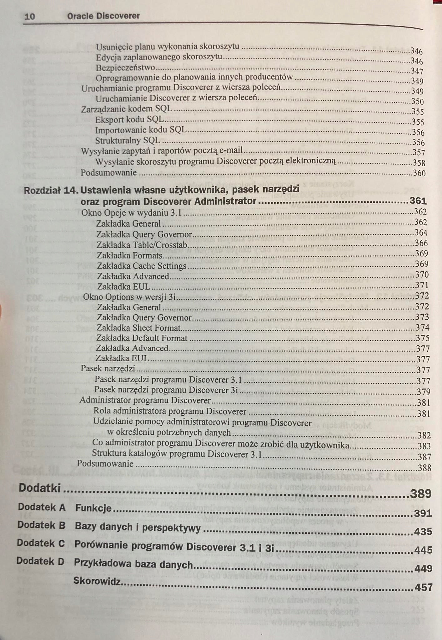 Oracle Discoverer Twórz efekrtwne zapytania ad hoc