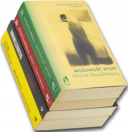 Zestaw 4 książek Michel Houellebecq [Serotonina Uległość Mapa... Możliwość]