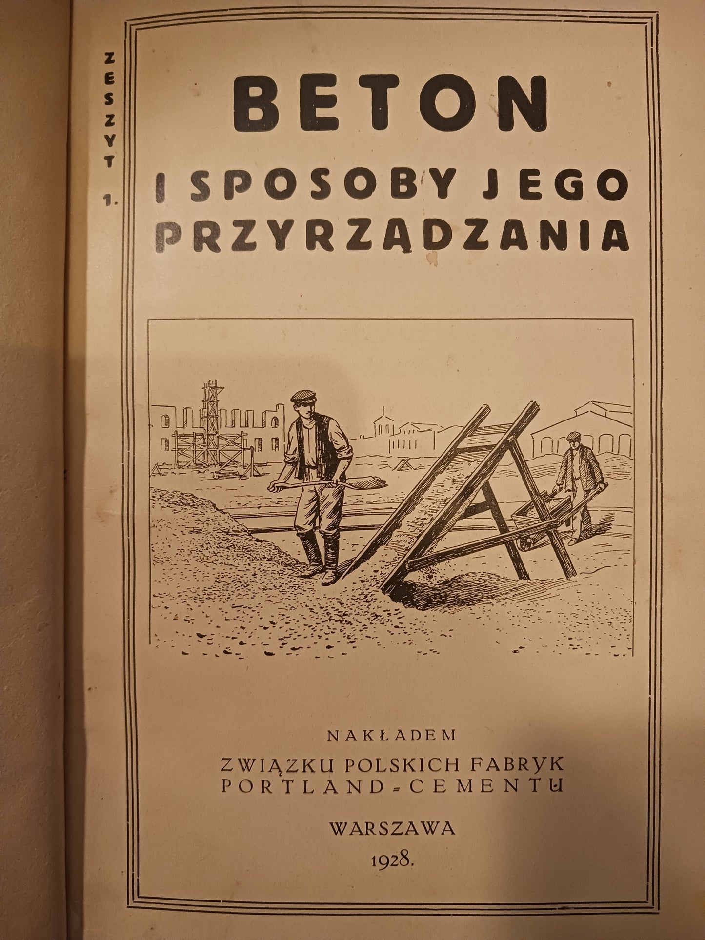 Beton i sposoby jego przyrządzania + 5 innych tytułów [przedwojenne]