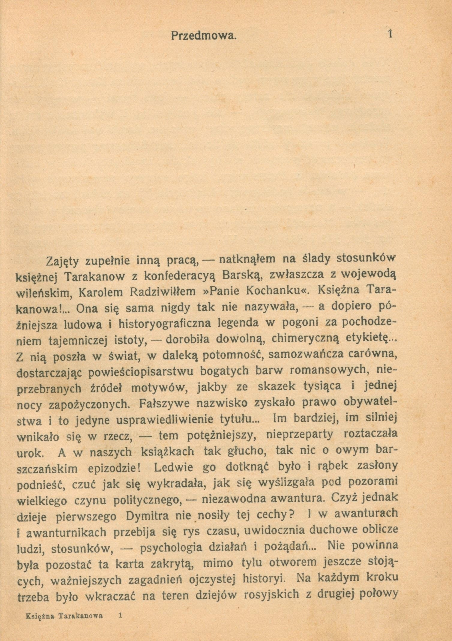 Łuniński Ernest Księżna Tarakanowa [Lwów 1907]