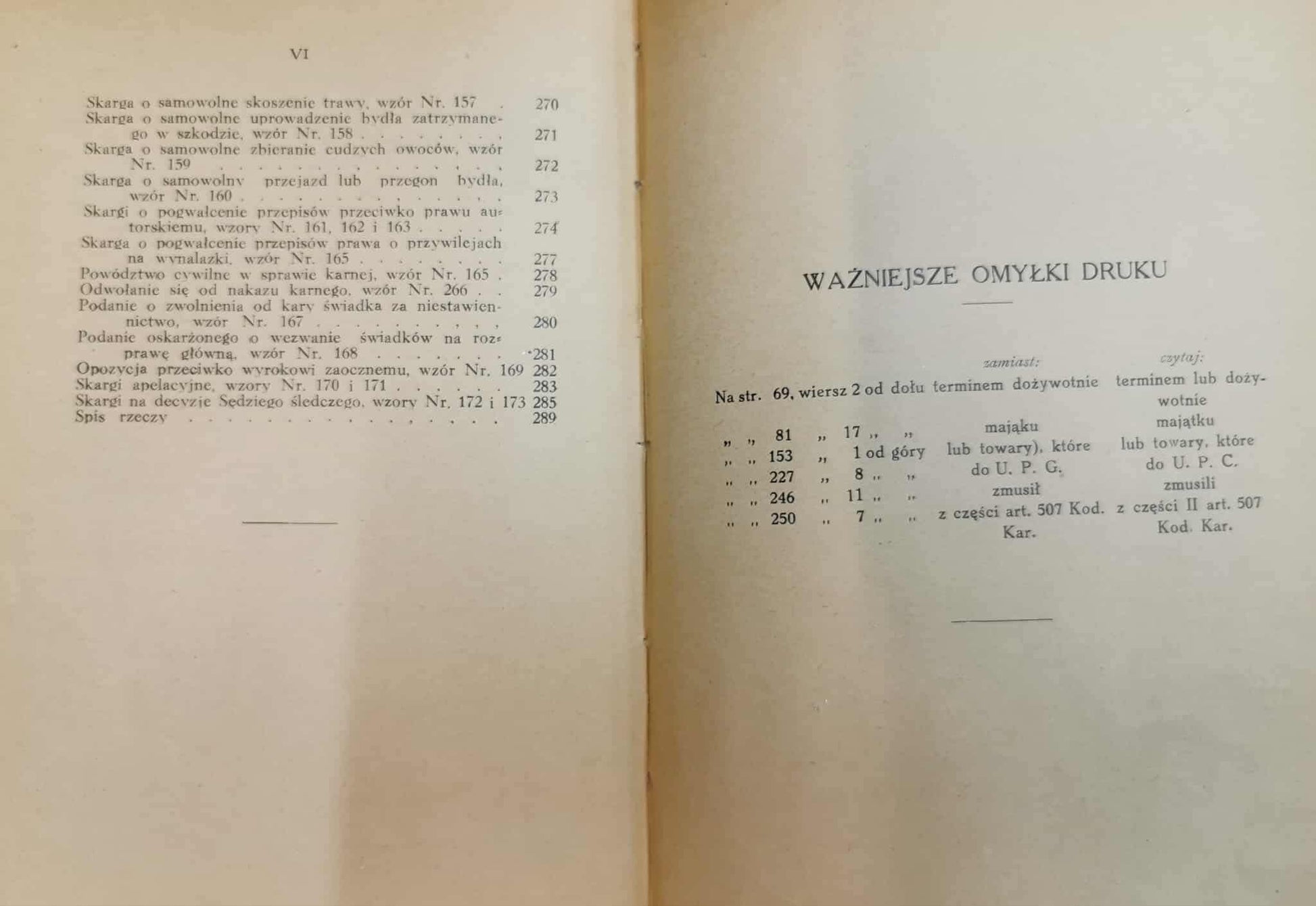Wzory podań i skarg do władz sądowych z wyjaśnieniami [prawo sądowe 1925]