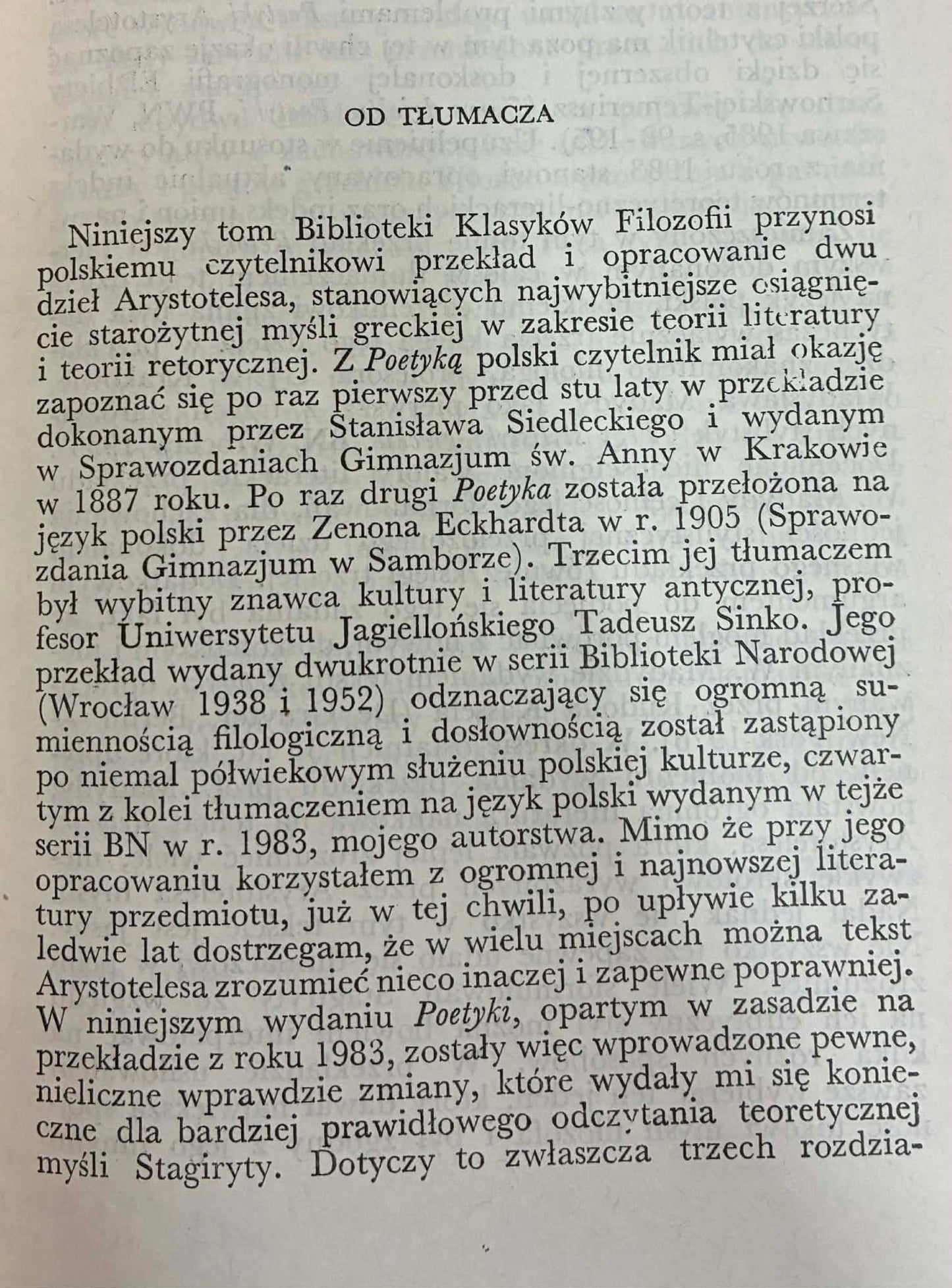 Retoryka Poetyka Arystoteles [Biblioteka Klasyków Filozofii]