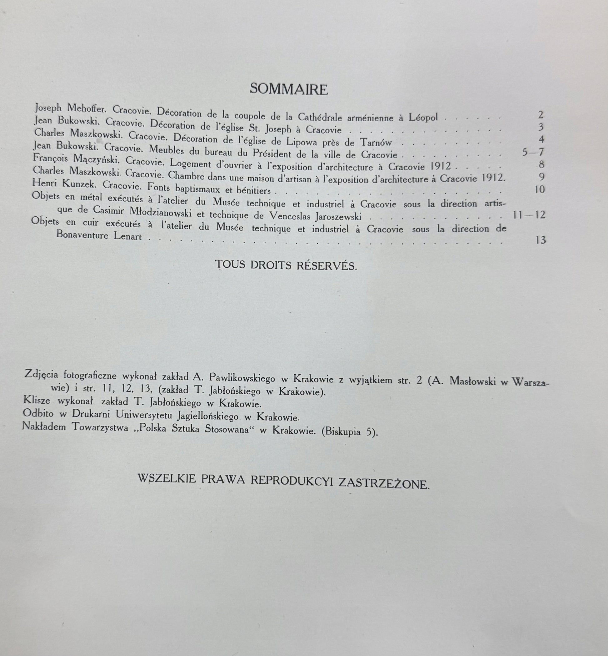 Sztuka stosowana Rok 1913 Zeszyt 17