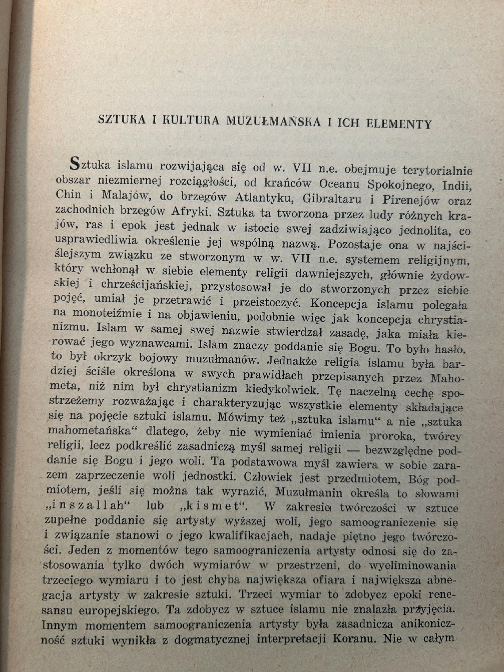 Sztuka islamu - Tadeusz Mańkowski [1959 r.]