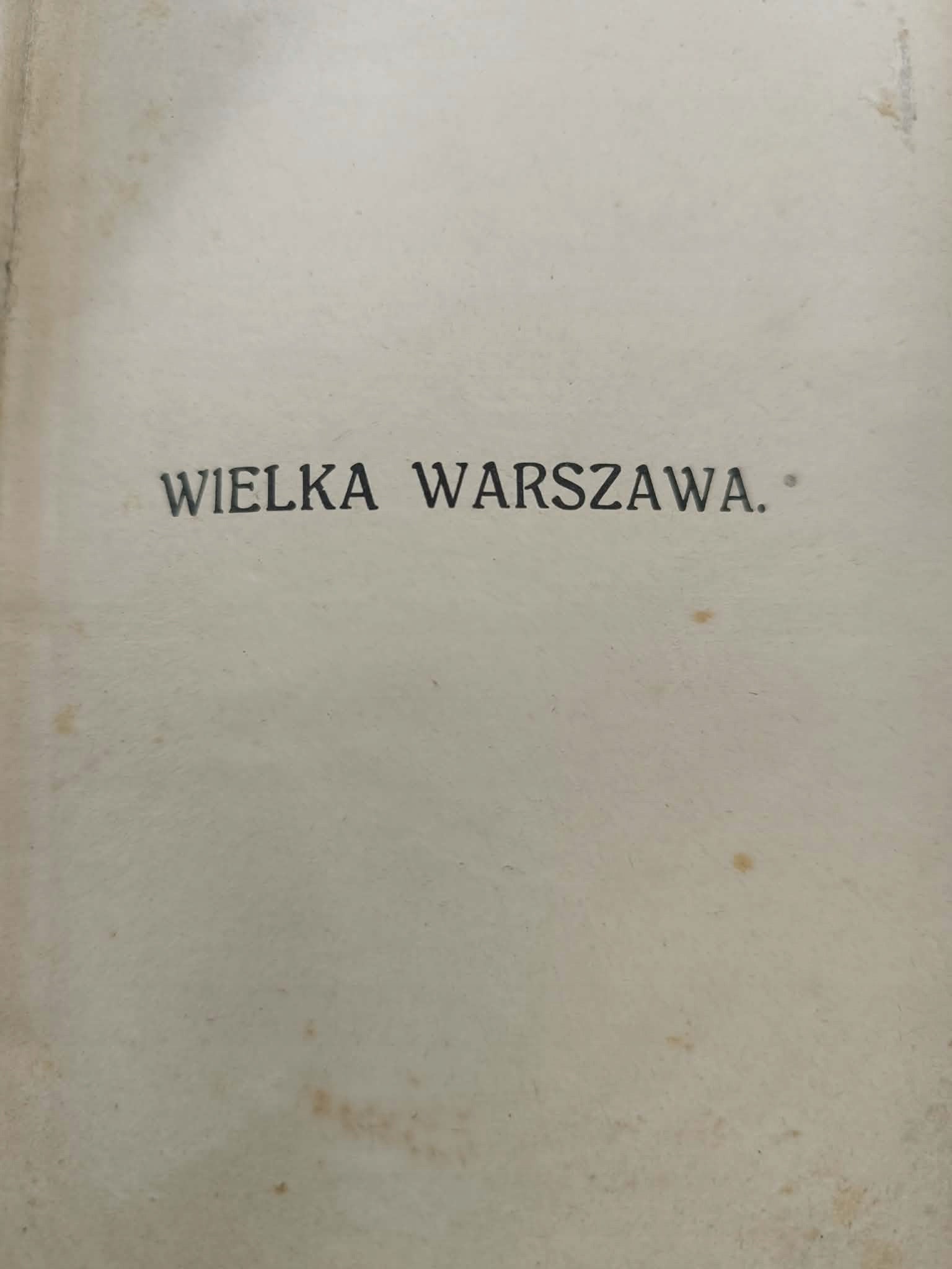 Wielka Warszawa, Włodzimierz Perzyński