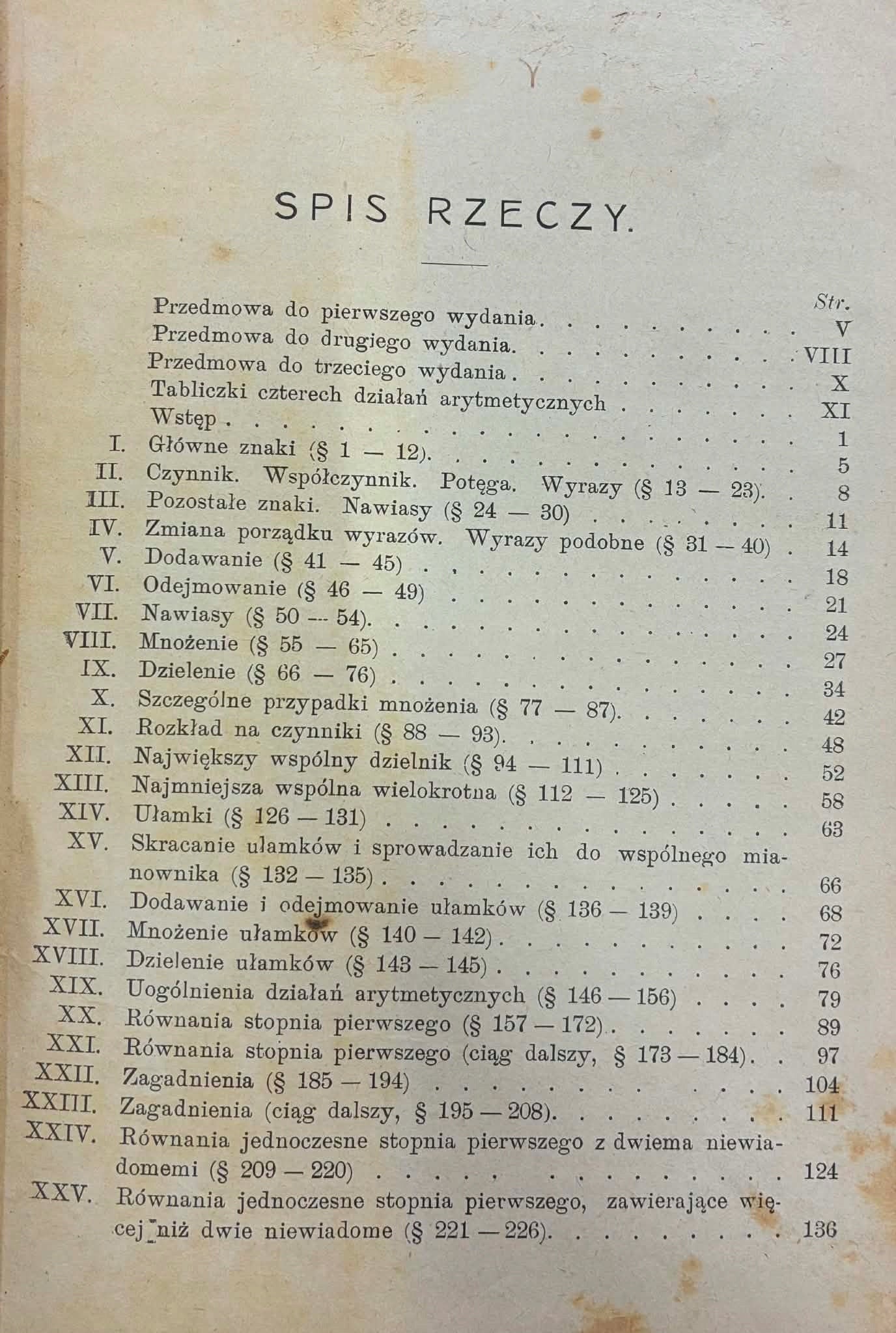 Algebra początkowa Isaac Todhunter [Gebethner i Wolff][1907]
