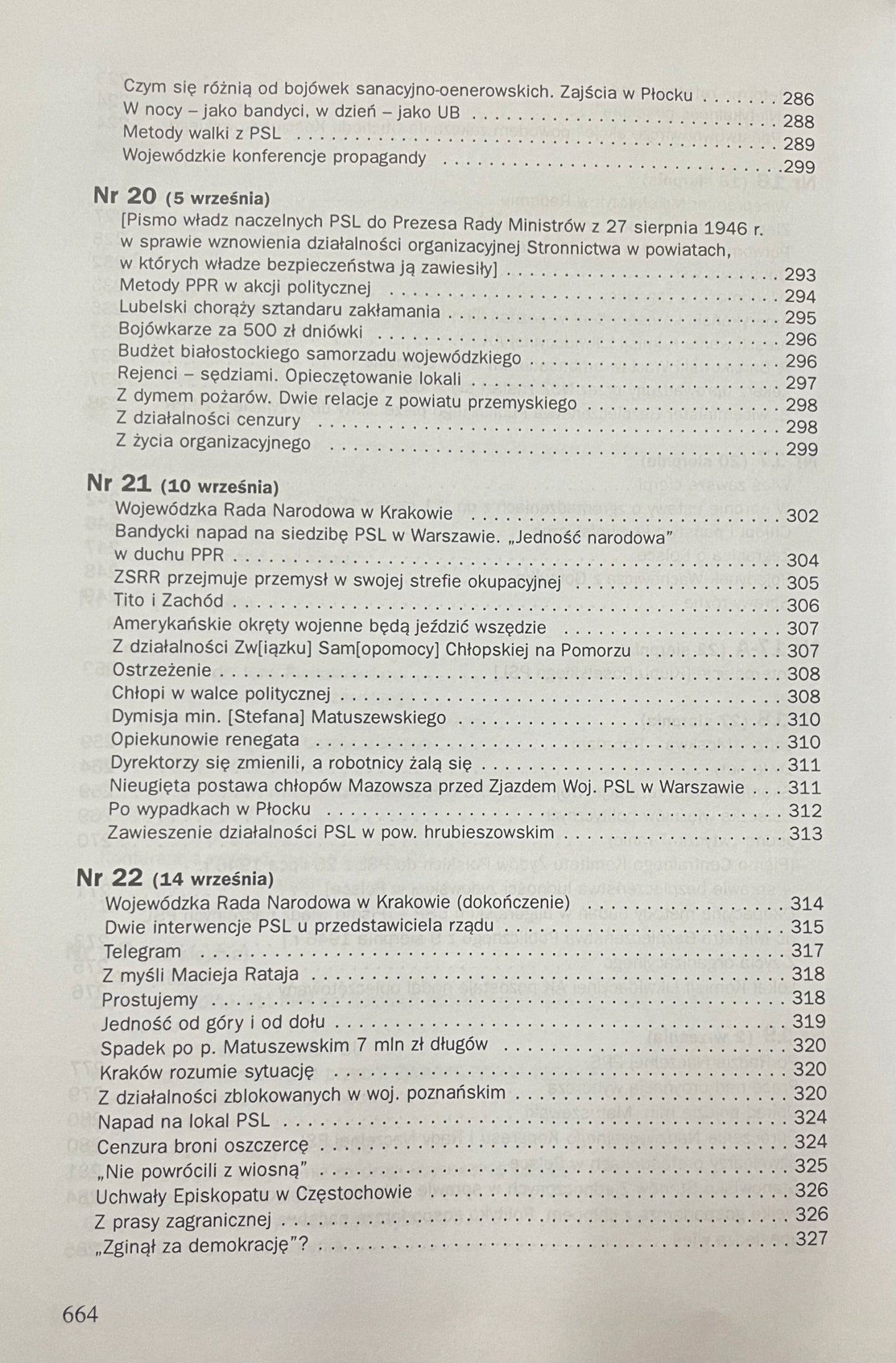 Komunikaty Polskiego Stronnictwa Ludowego 1946-1947. Praca zbiorowa