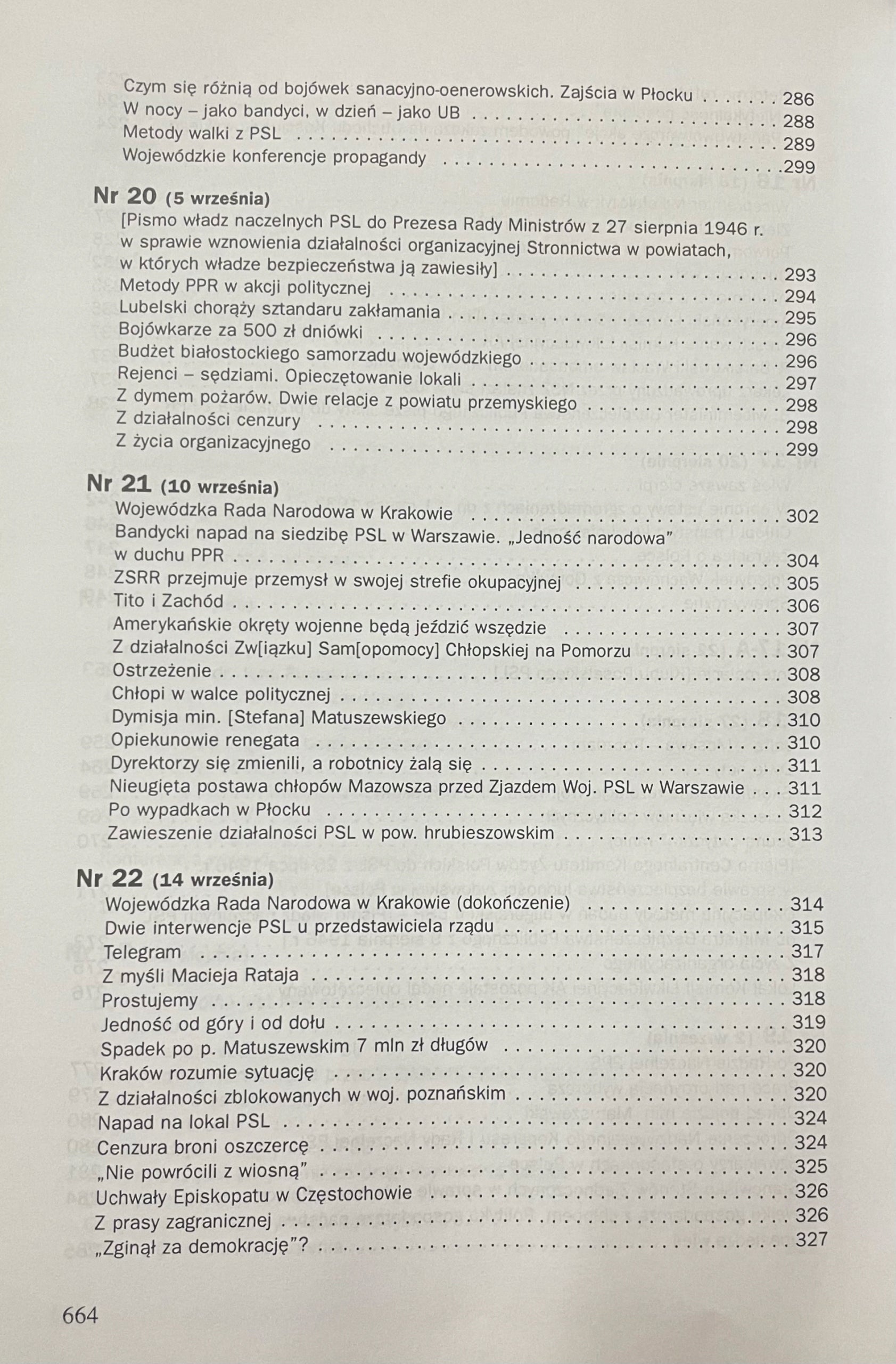 Komunikaty Polskiego Stronnictwa Ludowego 1946-1947. Praca zbiorowa