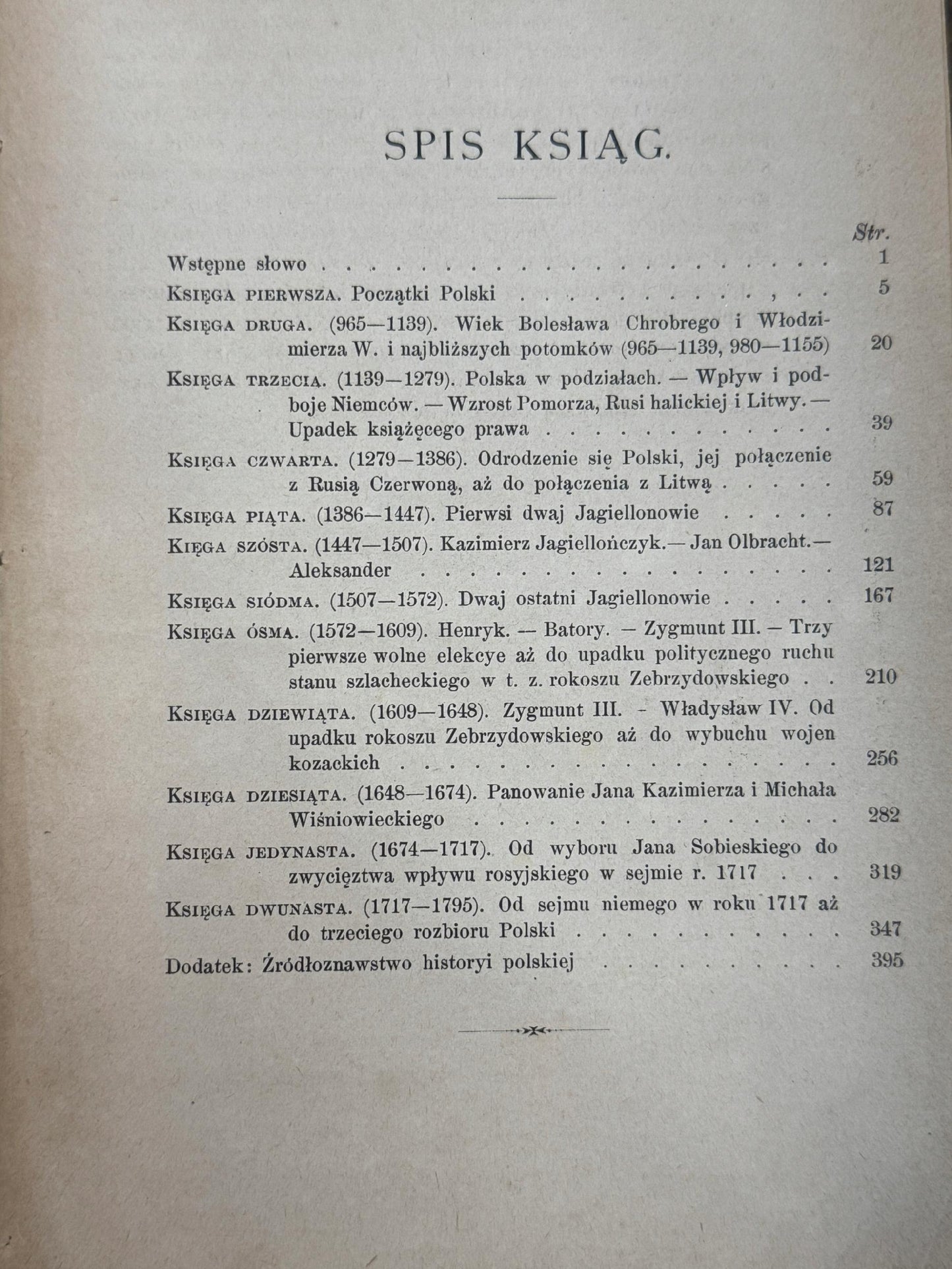 Historyi polskiej treściwie opowiedzianej Ksiąg dwanaście J. Szujski [1880]