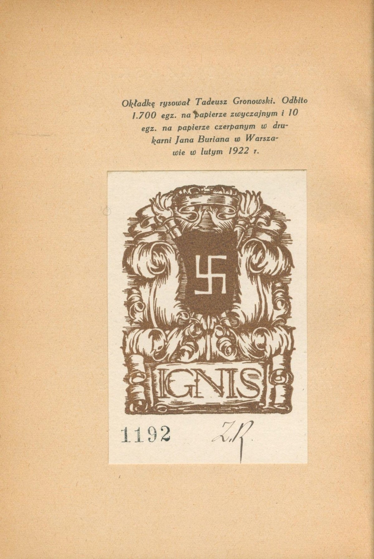 Musujący poranek (wyd. pierwsze 1922), Zygmunt Karski