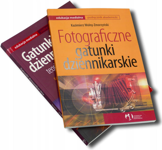 Zestaw x2 Fotograficzne gatunki dziennikarskie, Gatunki dziennikarskie
