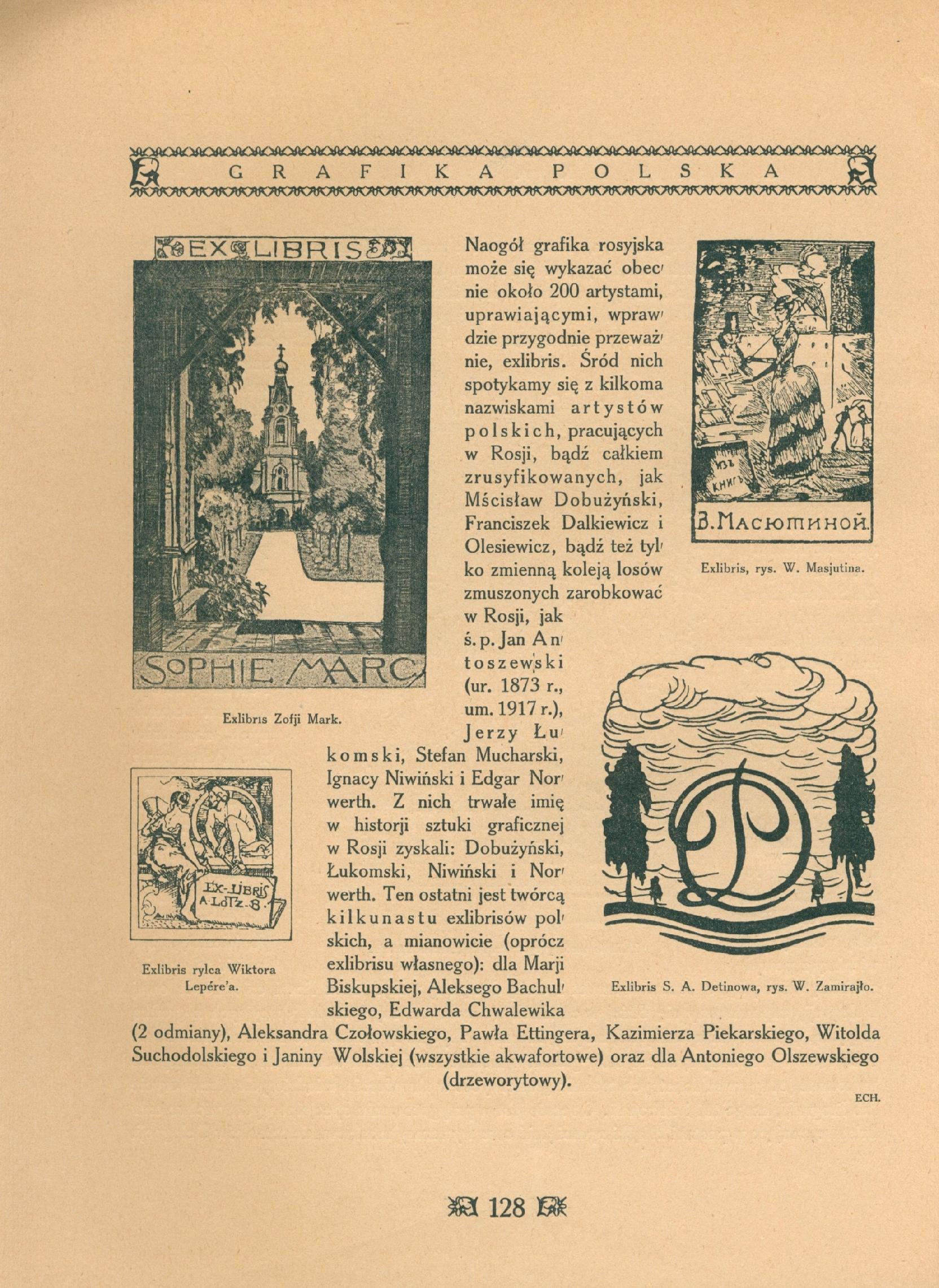 Grafika Polska: miesięcznik poświęcony drukarstwu, litografji [1923]